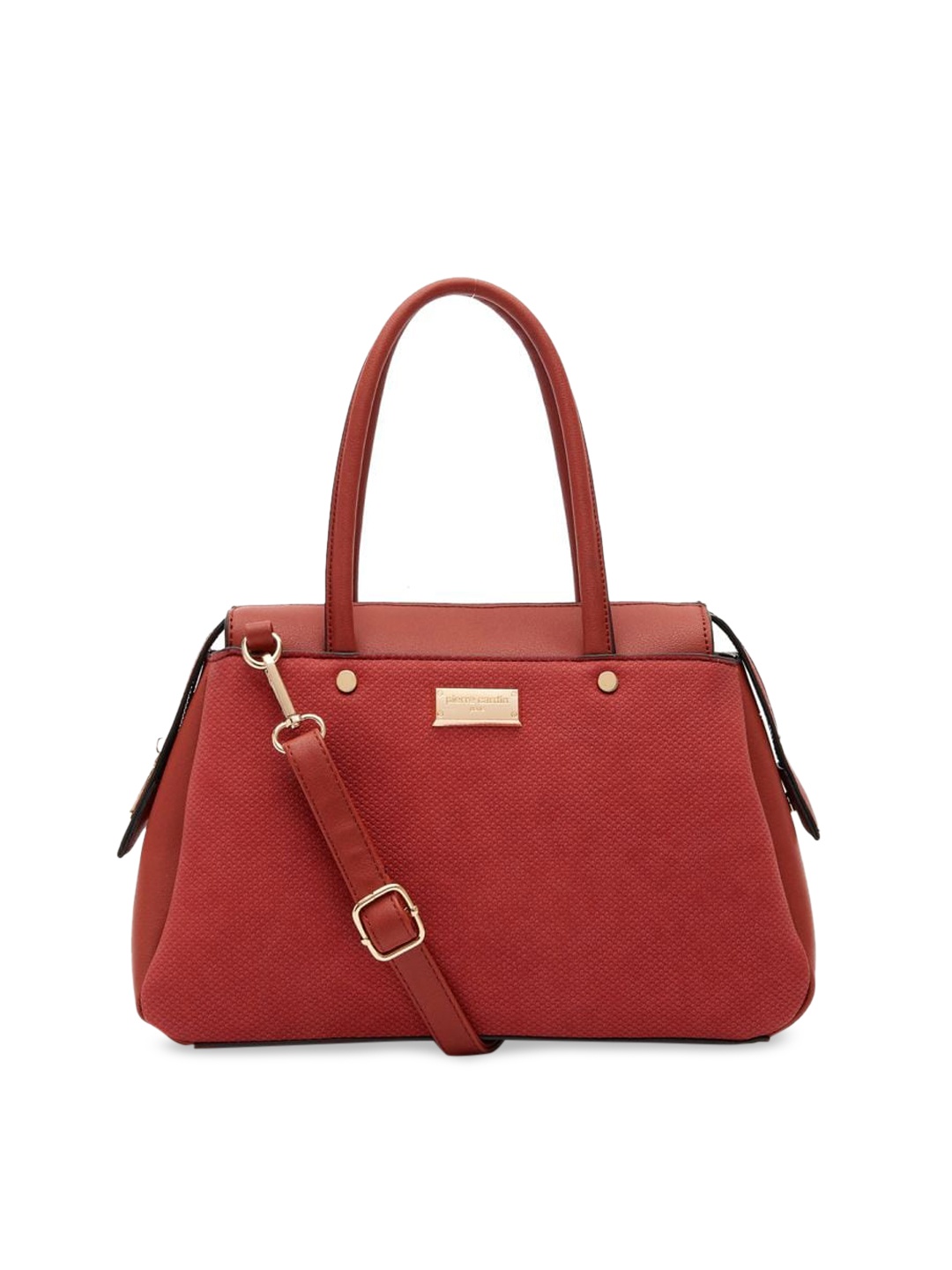 pierre cardin Red Printed Handheld Bag