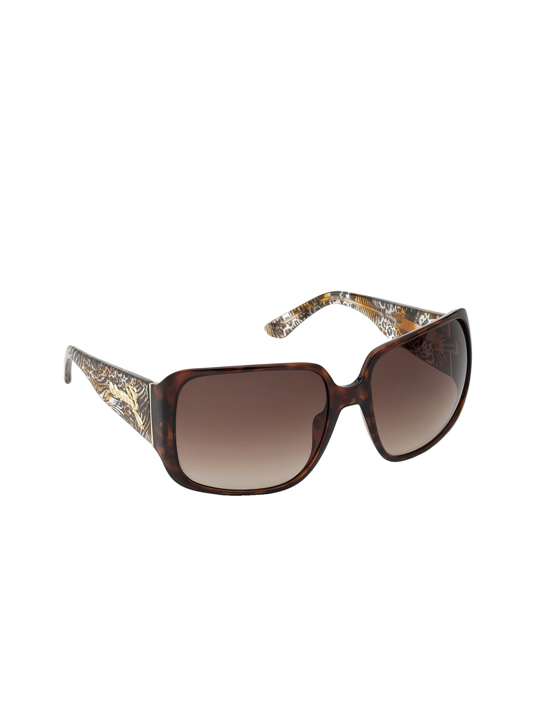 Guess Women Brown Lens & Shield Sunglasses GU7682 62 52F