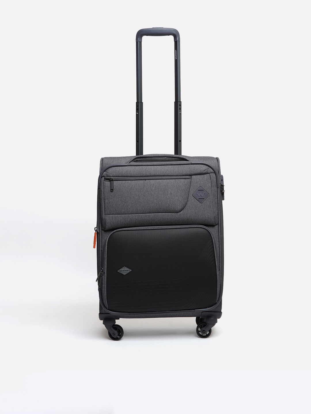 Wildcraft Colourblocked Rigel Plus Large Trolley Bag, Charcoal