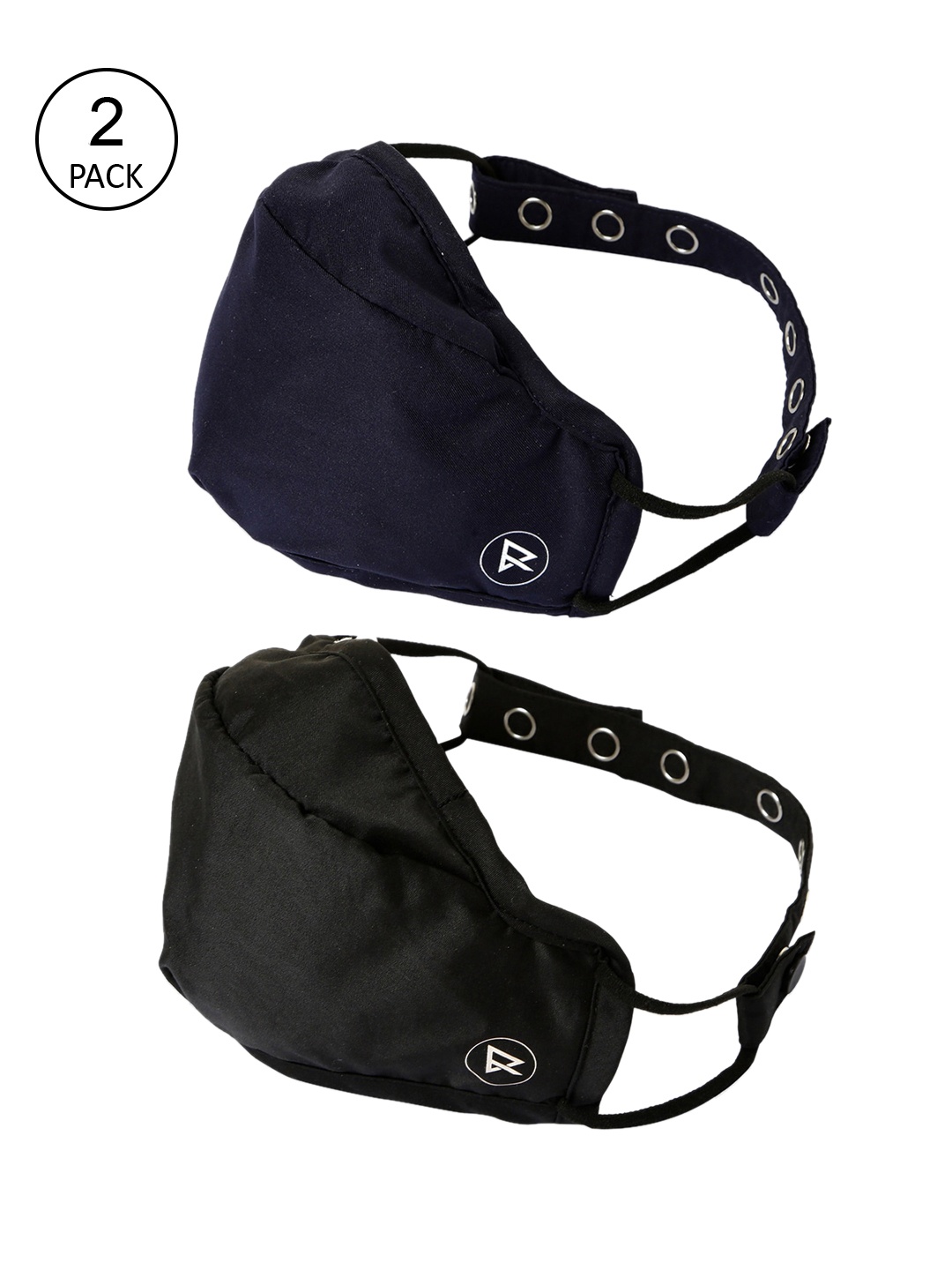 ZERO RISQUE Pack of 2 Antivirus and Antibacterial Treated Face Mask with Headband Adjuster, Black
ZERO RISQUE Pack of 2 Antivirus and Antibacterial Treated Face Mask with Headband Adjuster, Black