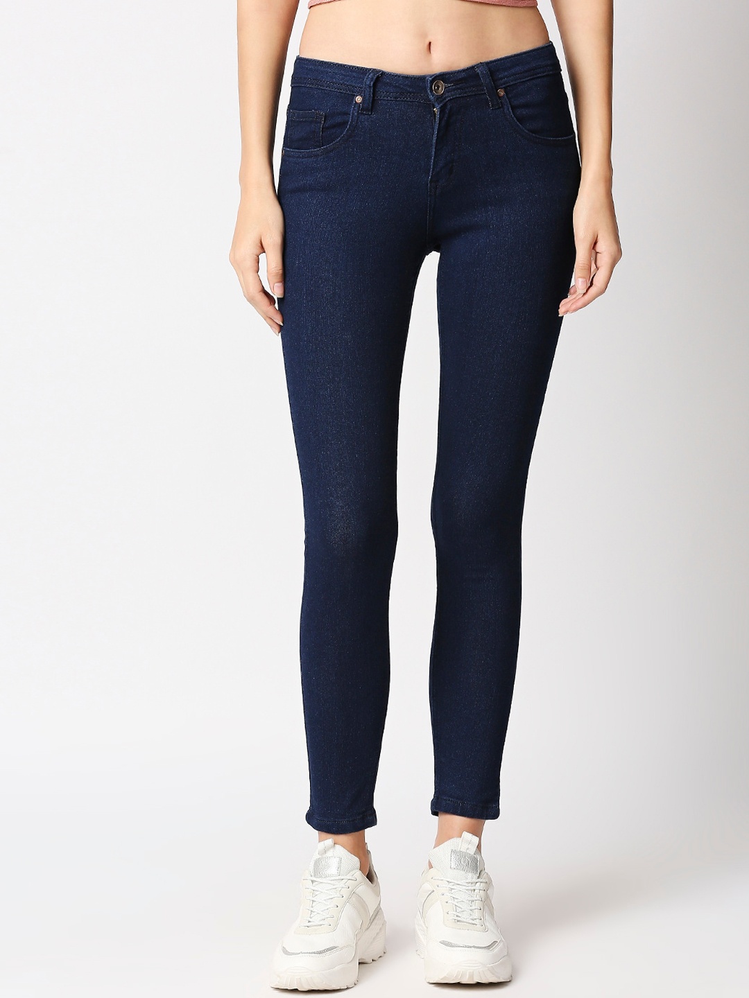 High Star Women Blue Slim Fit Jeans