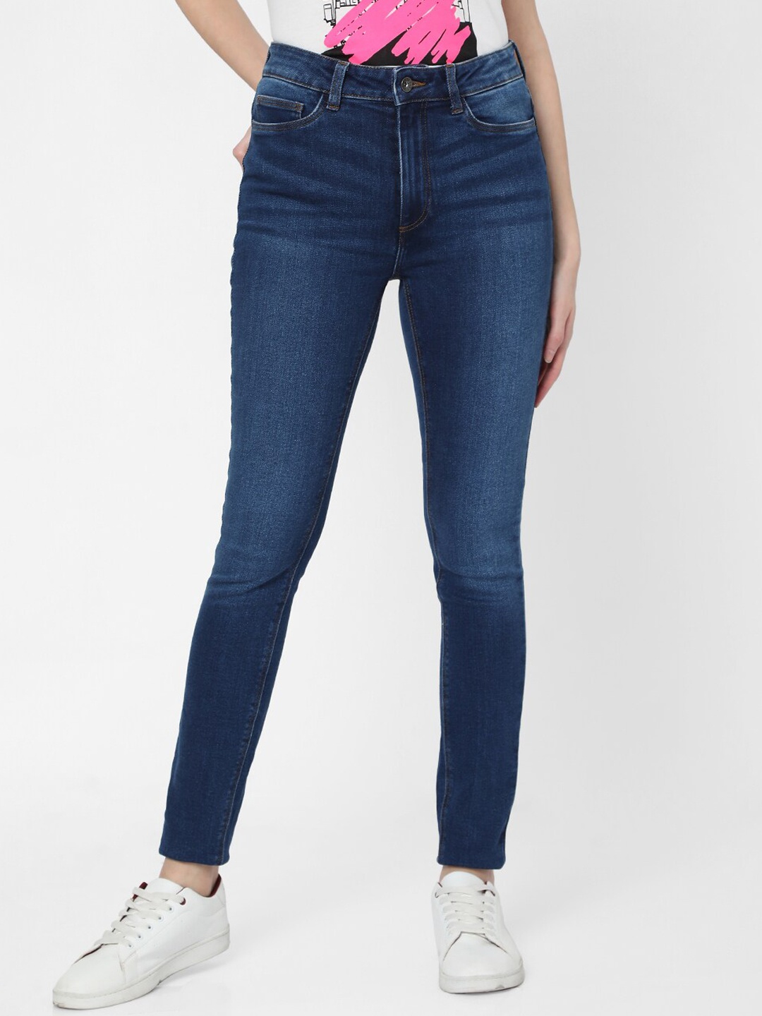 Vero Moda Women Blue Skinny Fit Jeans