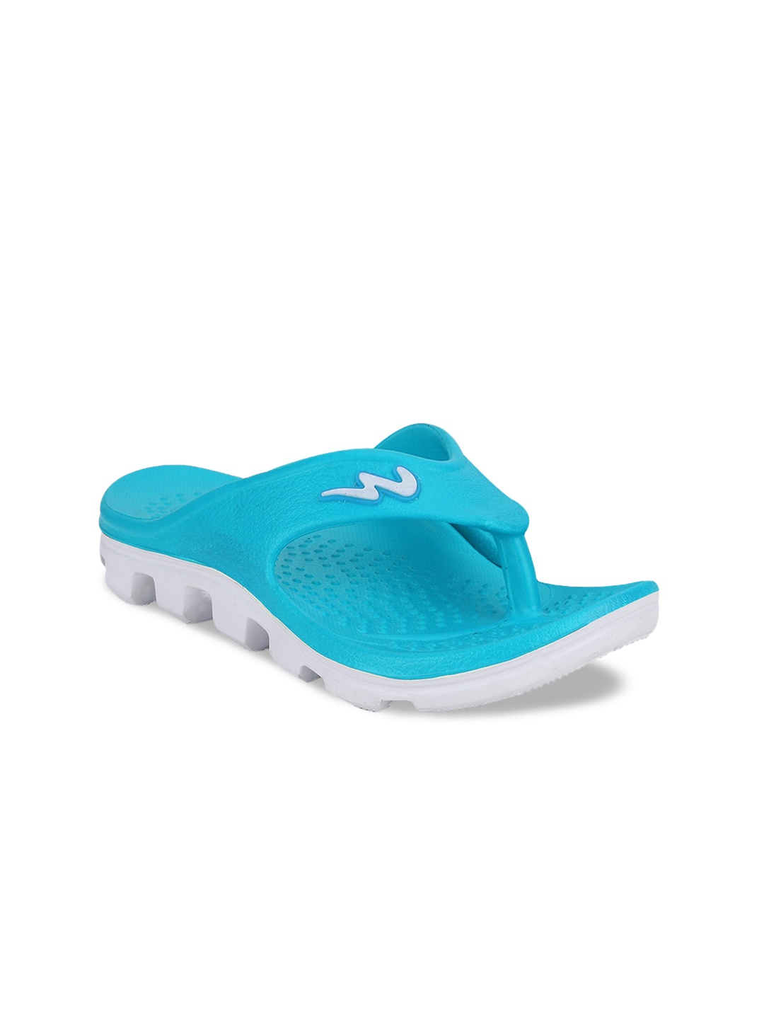 Campus Women Blue Solid Thong Flip-Flops