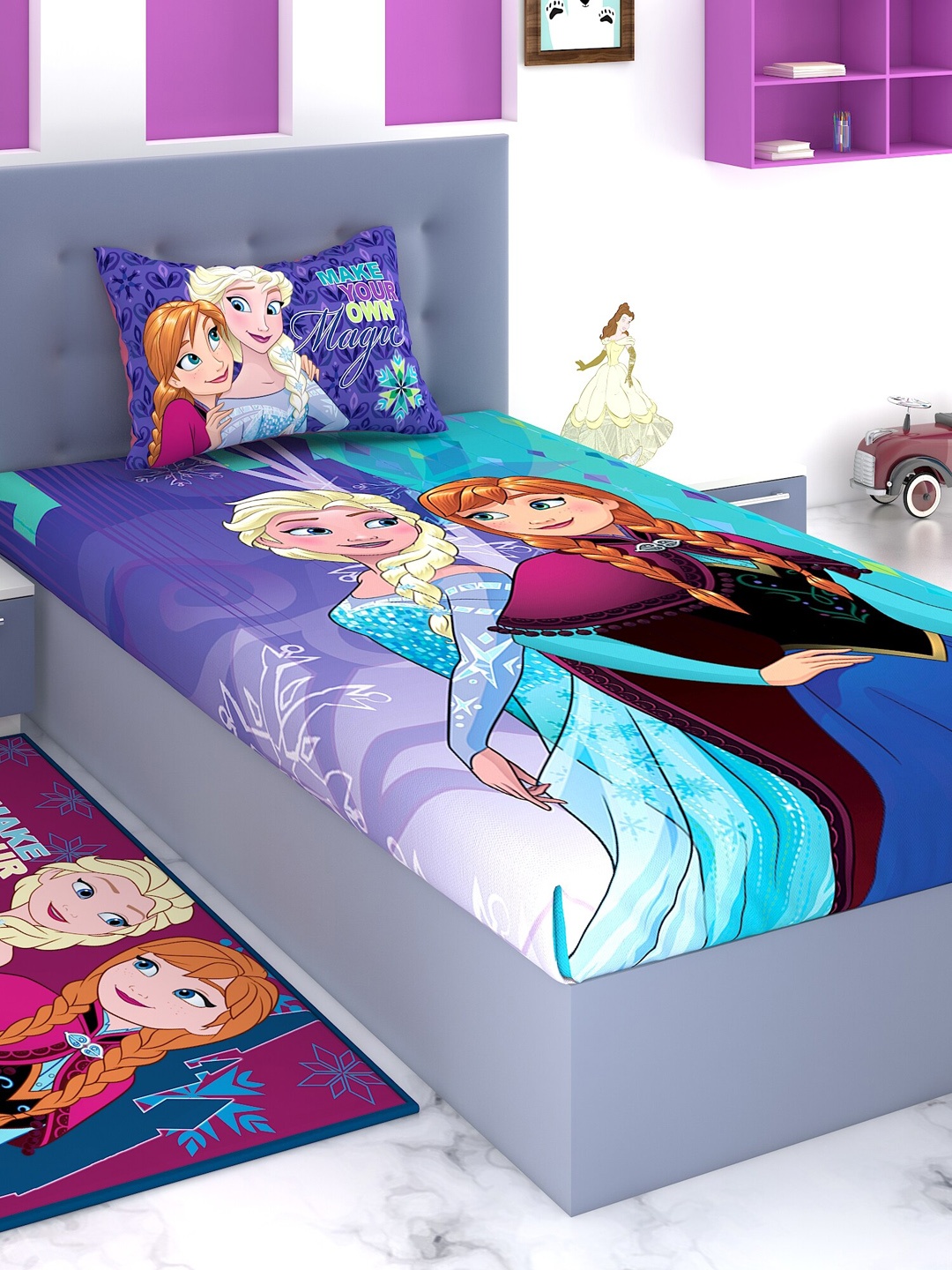 Disney Blue Cartoon Characters 180 TC Cotton 1 Single Bedsheet with 1 Pillow Covers
Disney Blue Cartoon Characters 180 TC Cotton 1 Single Bedsheet with 1 Pillow Covers