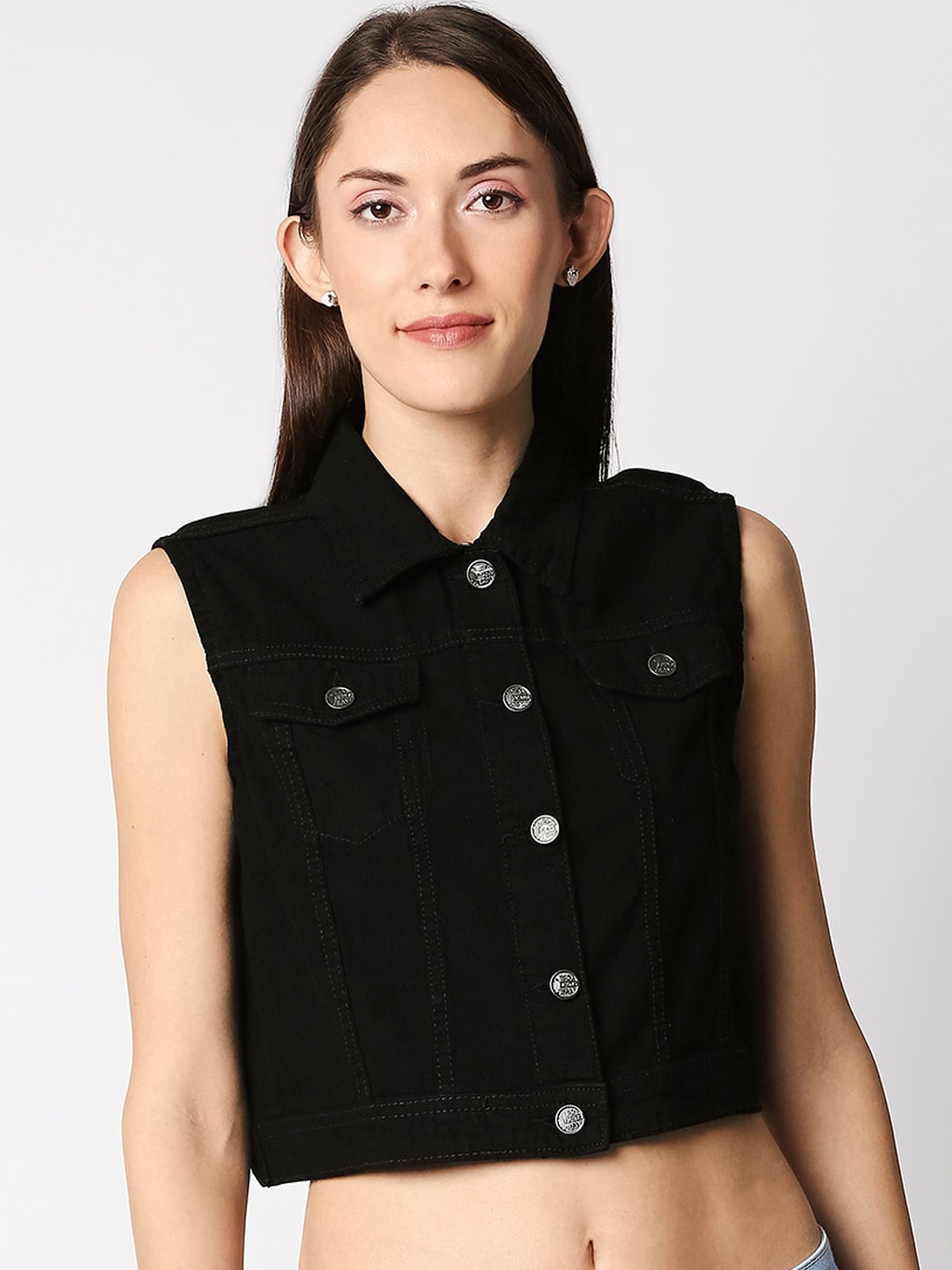High Star Women Black Lightweight Jacket
