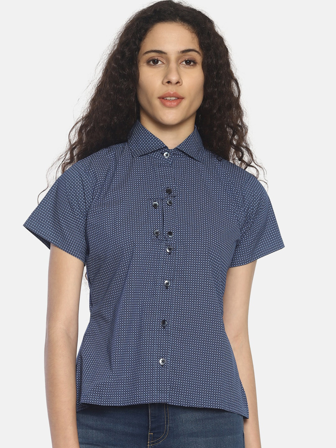 Couper & Coll Blue Checked Pure Cotton Shirt Style Top
Couper & Coll Blue Checked Pure Cotton Shirt Style Top