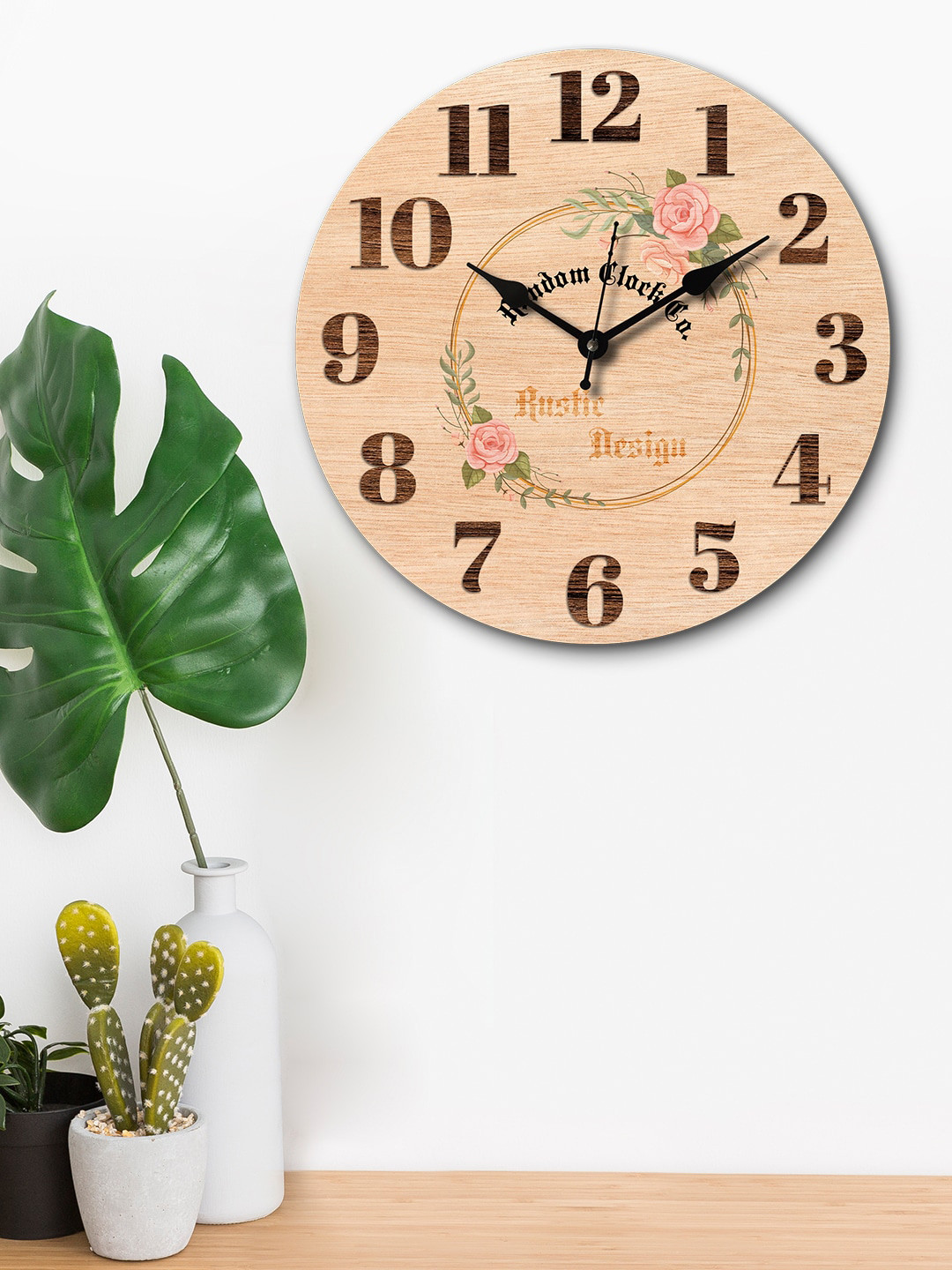 RANDOM Beige Round Printed Analogue Wall Clock 
RANDOM Beige Round Printed Analogue Wall Clock