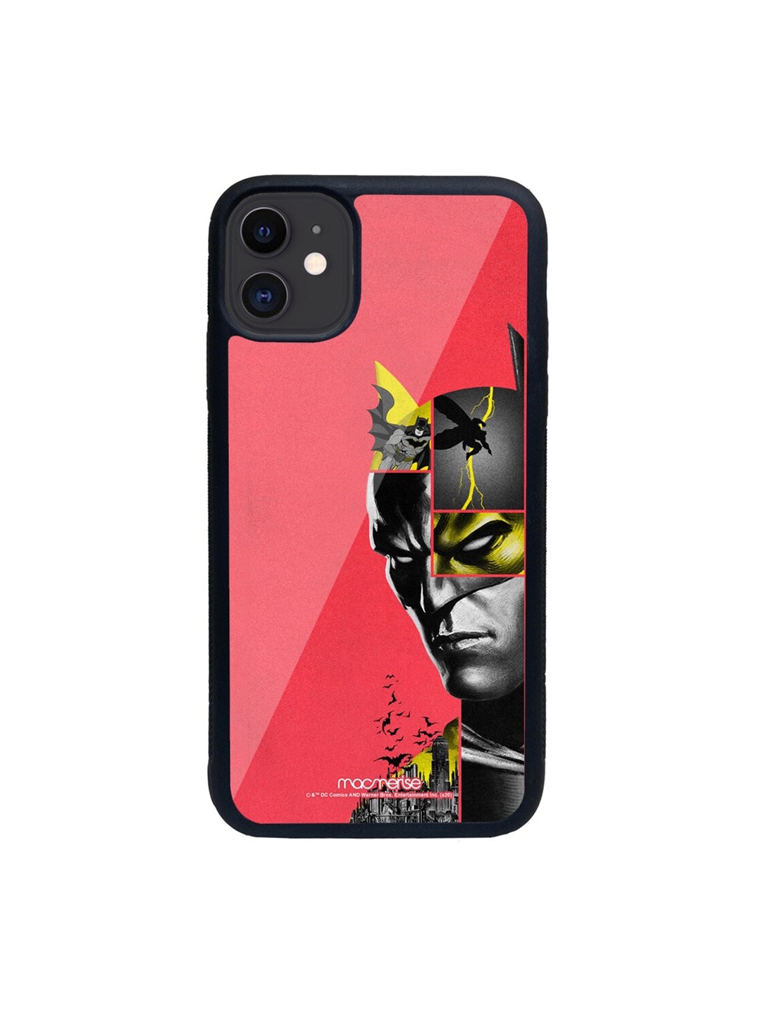 macmerise Red & Black Bat Collage Printed iPhone 11 Phone Case
