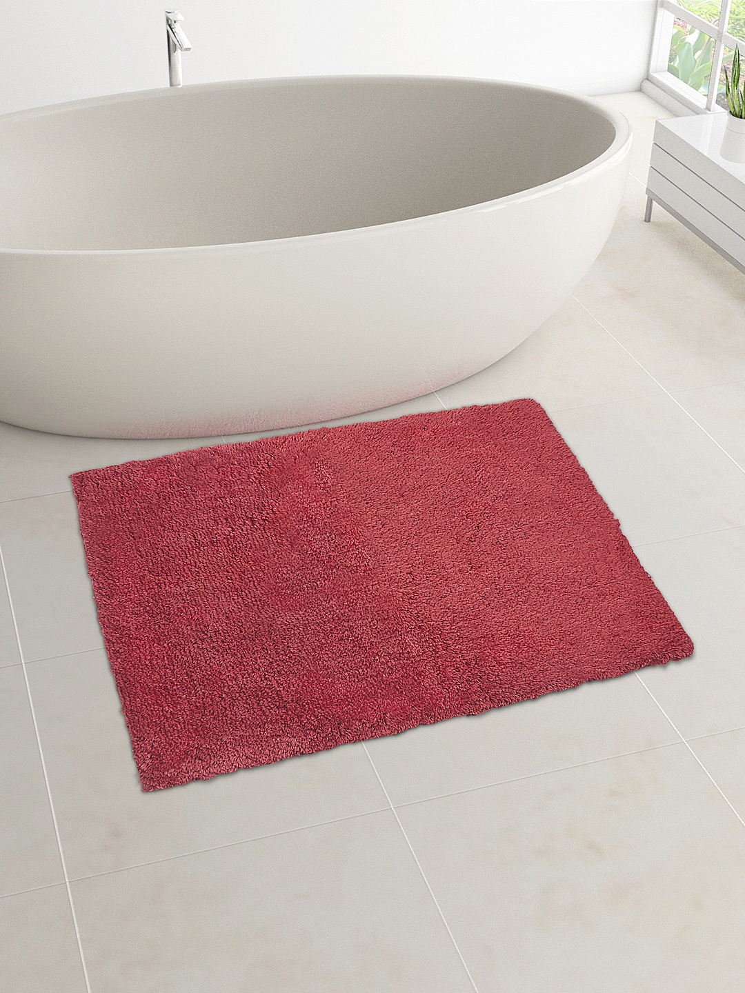Living scapes by Pantaloons by Pantaloons by Pantaloons Maroon Solid Anti-Skid Bath Rug
Living scapes by Pantaloons by Pantaloons by Pantaloons Maroon Solid Anti-Skid Bath Rug