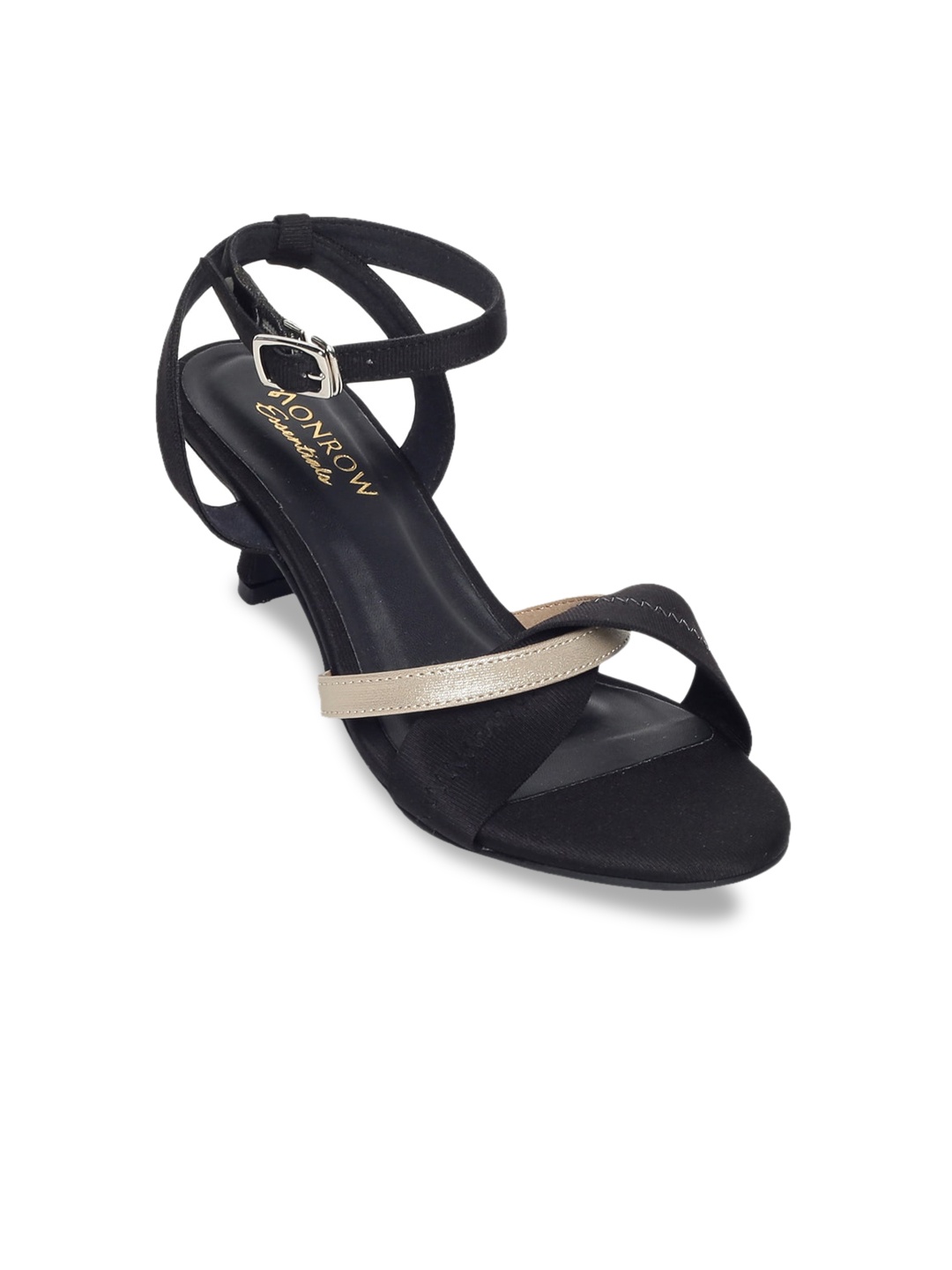 Monrow Women Black Solid Pumps