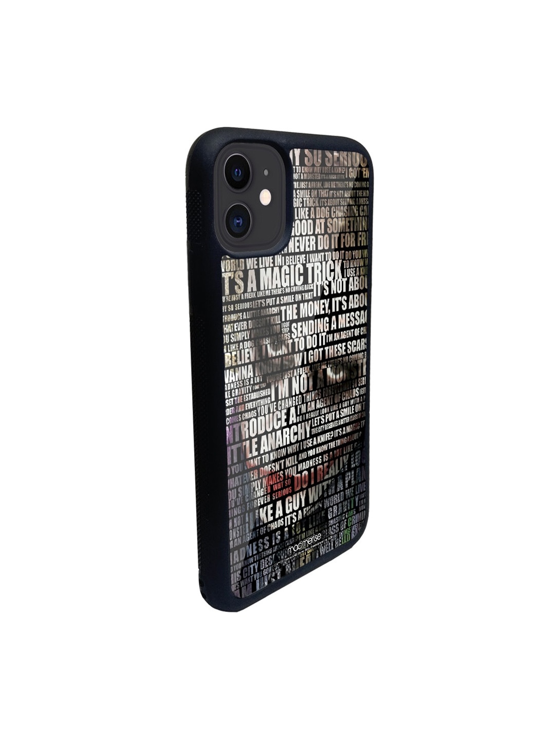 macmerise White & Brown Joker Quotes Pattern iPhone 11 Back Case
