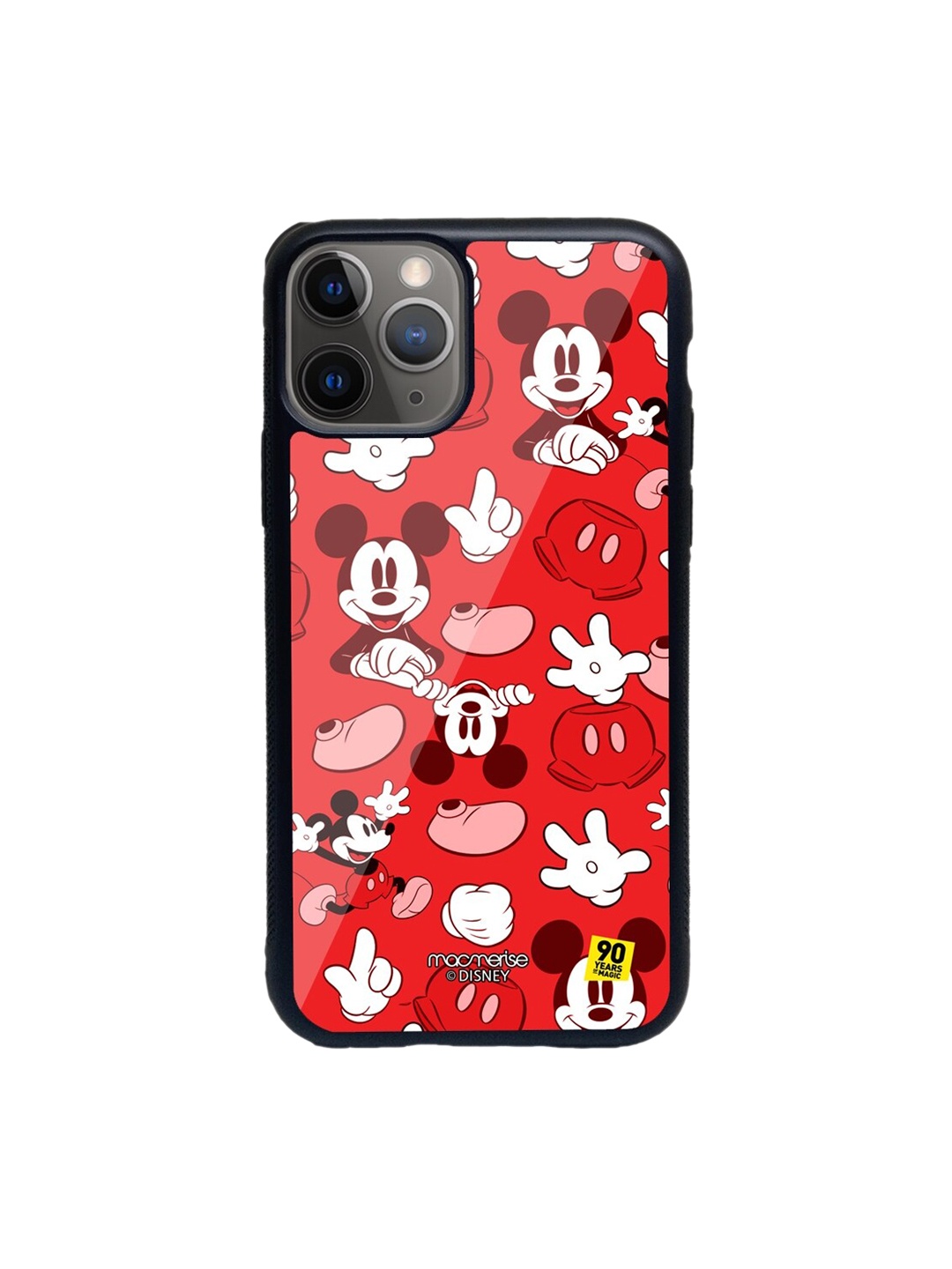 macmerise Black & Red Mickey Classic iPhone 11 Pro Back Case