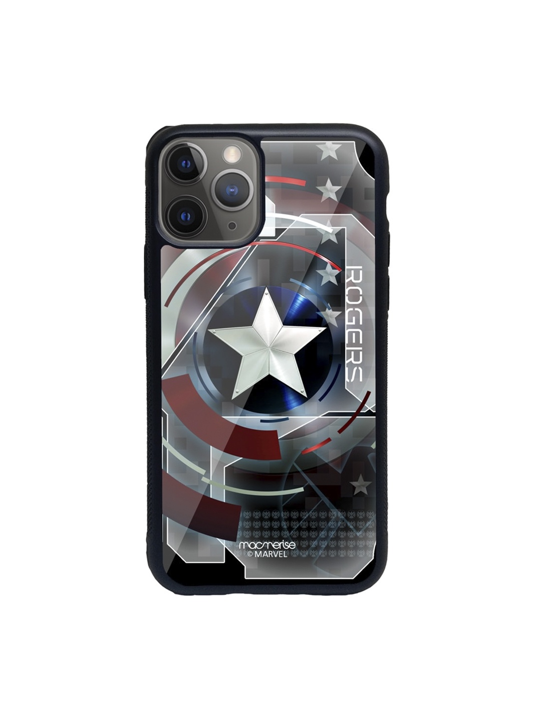 macmerise Red & Blue Cap Am Rogers Printed iPhone 11 Pro Phone Case
