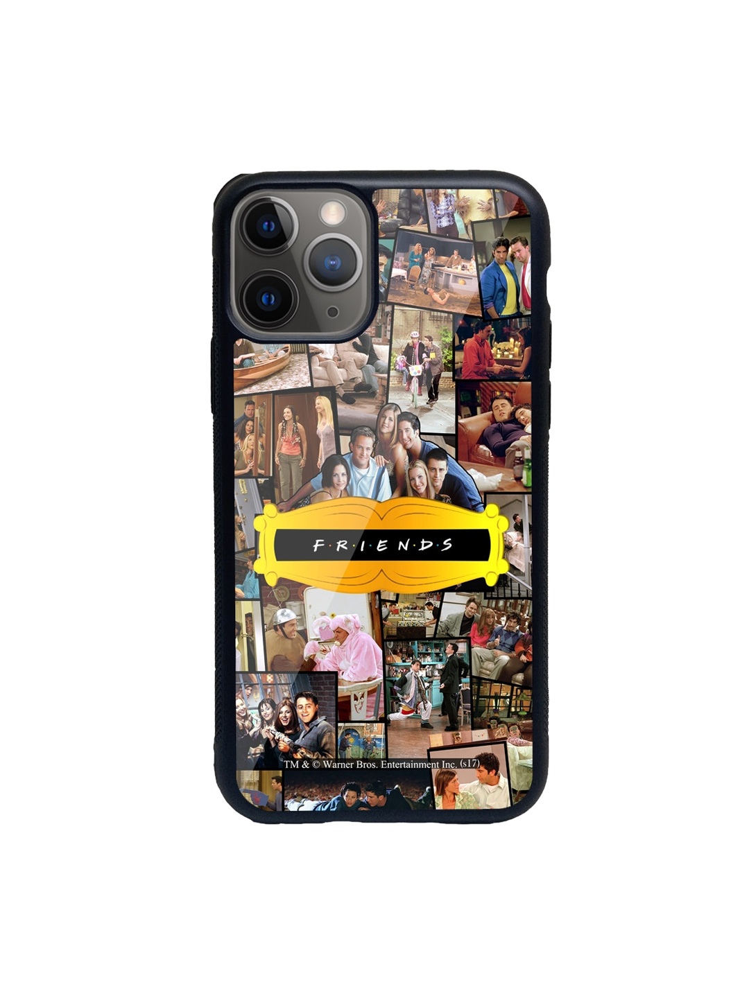 macmerise Black & Yellow Friends Collage Printed iPhone 11 Pro Back Case