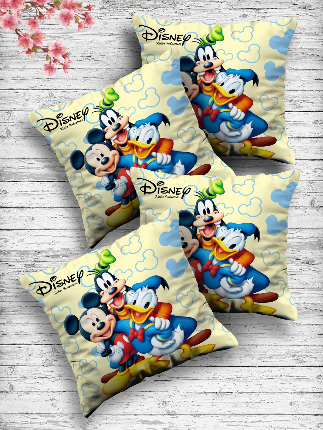 Kuber Industries Set Of 4 Cream-Coloured & Blue Both Side Disney Printed Reversible Cushion
Kuber Industries Set Of 4 Cream-Coloured & Blue Both Side Disney Printed Reversible Cushion
