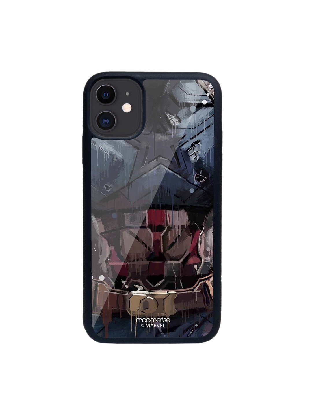 macmerise Blue & Red Grunge Suit Steve Printed iPhone 11 Back Case