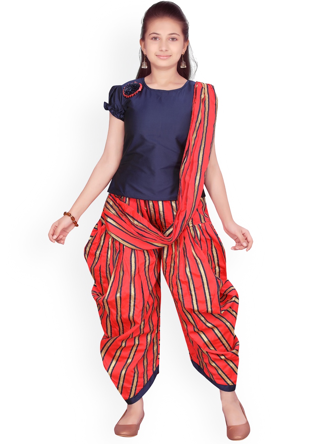 Aarika Girls Navy Blue