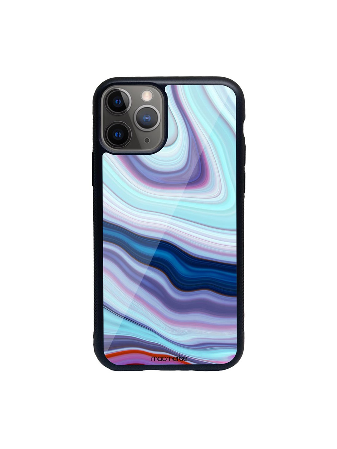 macmerise Blue & Purple Liquid Funk Glass iPhone 11 Pro Phone Case