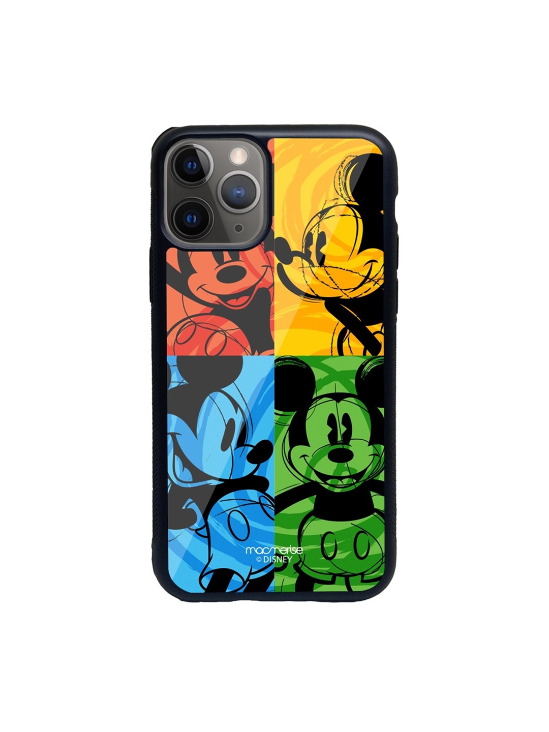 macmerise Blue & Green Shades Of Mickey Printed iPhone 11 Pro Max Back Case