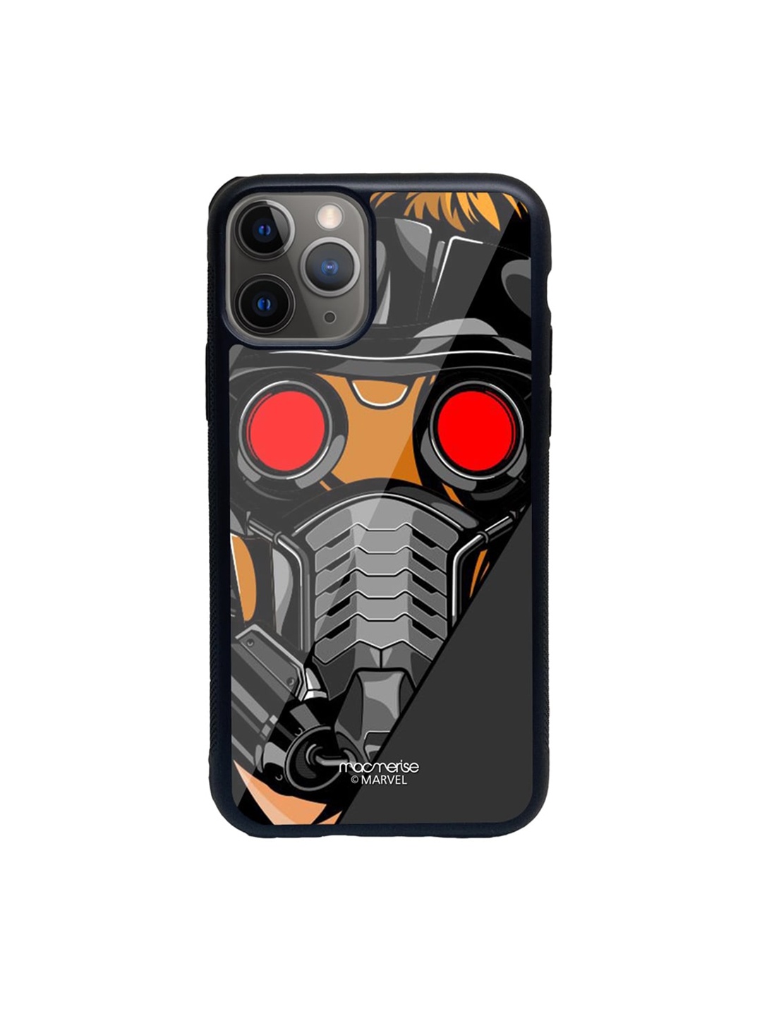 macmerise Black & Grey Legendary Star Lord Glass iPhone 11 Pro Max Phone Case