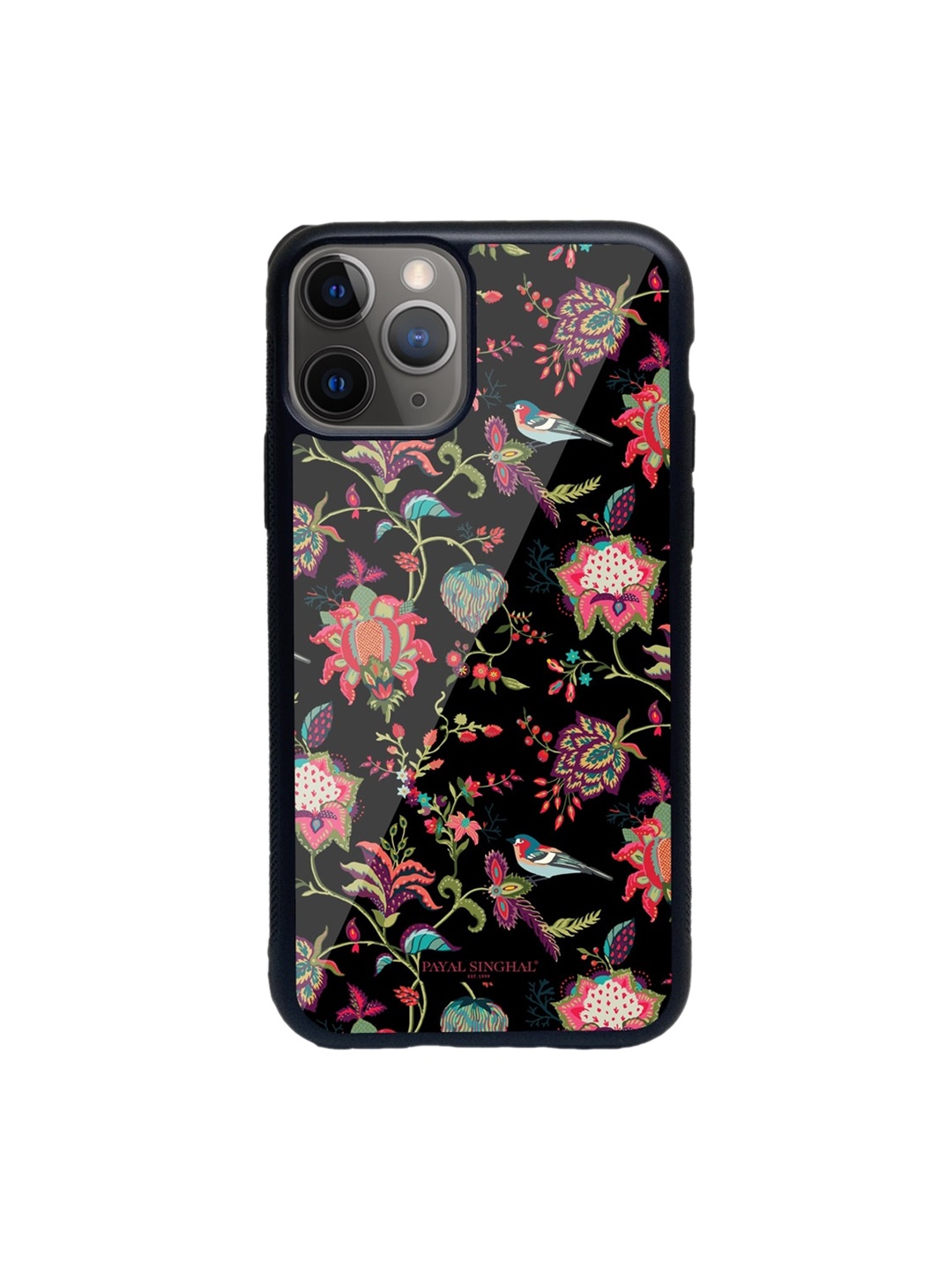 Macmerise Payal Singhal Chidiya Black Glass Phone Case for iPhone 11 Pro Max, Multi
Macmerise Payal Singhal Chidiya Black Glass Phone Case for iPhone 11 Pro Max, Multi