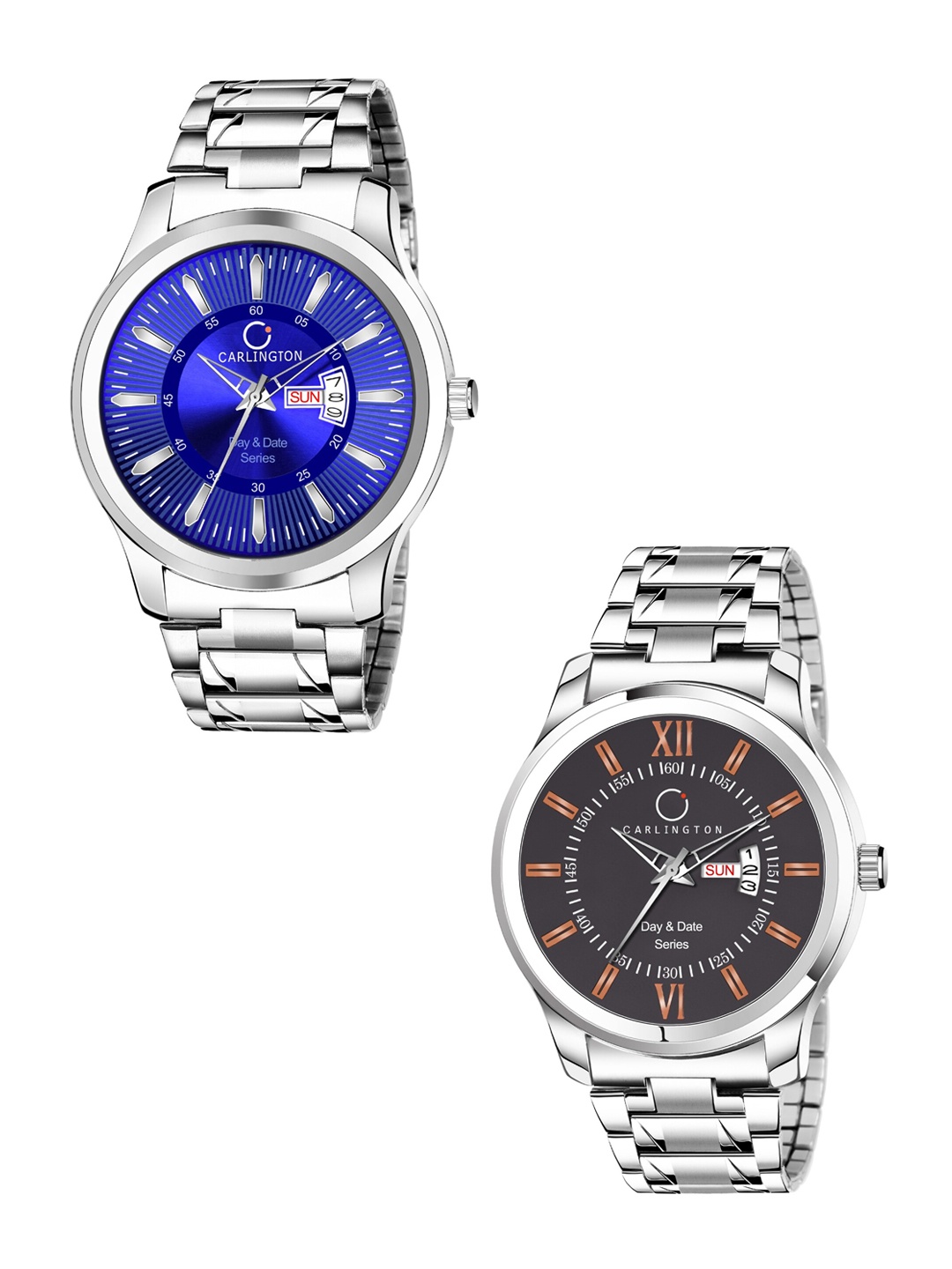 CARLINGTON Men Multicoloured Analogue Watch, Multi