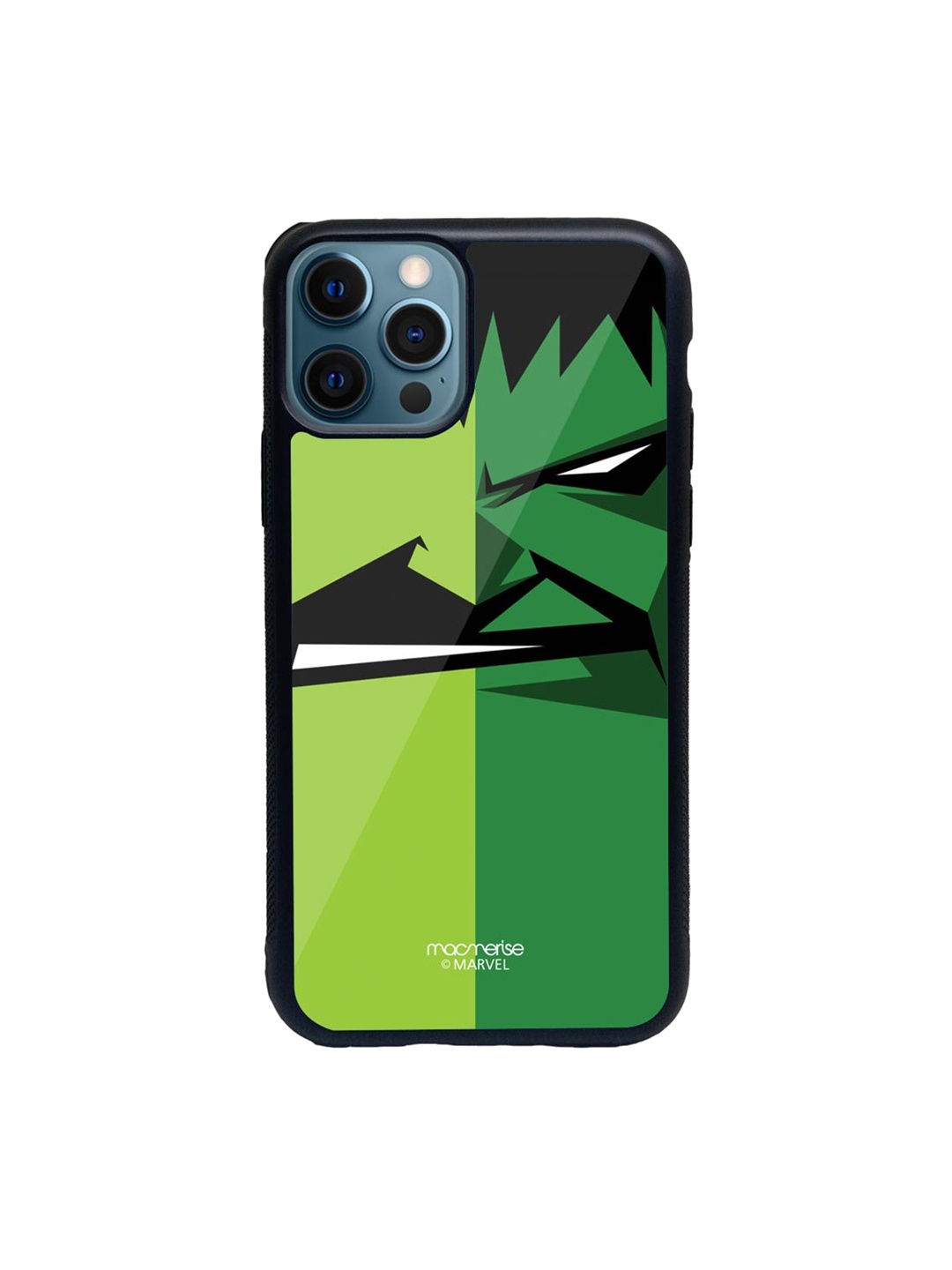Macmerise Black & Green Face Focus Hulk Glass iPhone 11 Pro Phone Case