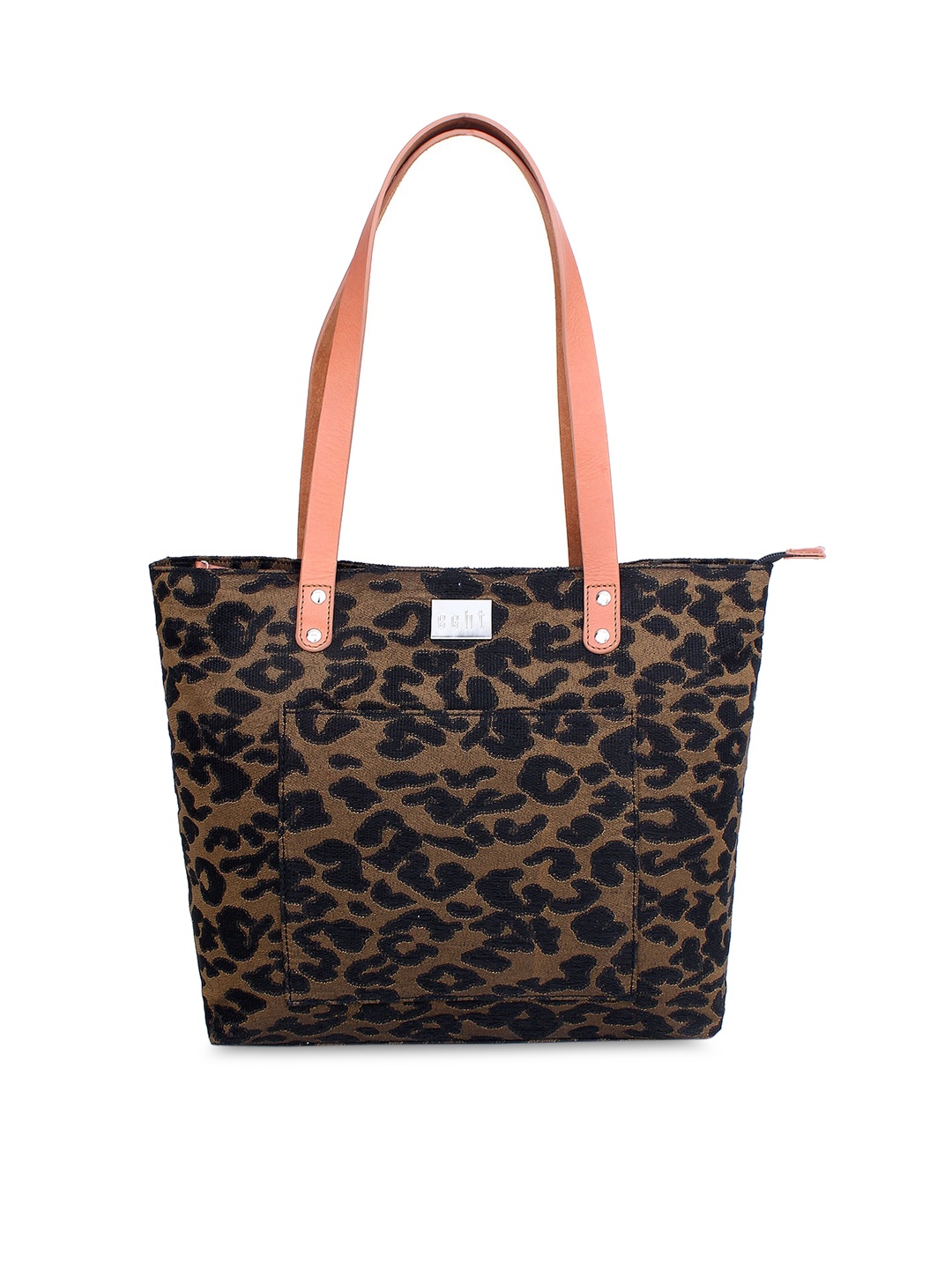 echt Beige & Blue Printed Shoulder Bag