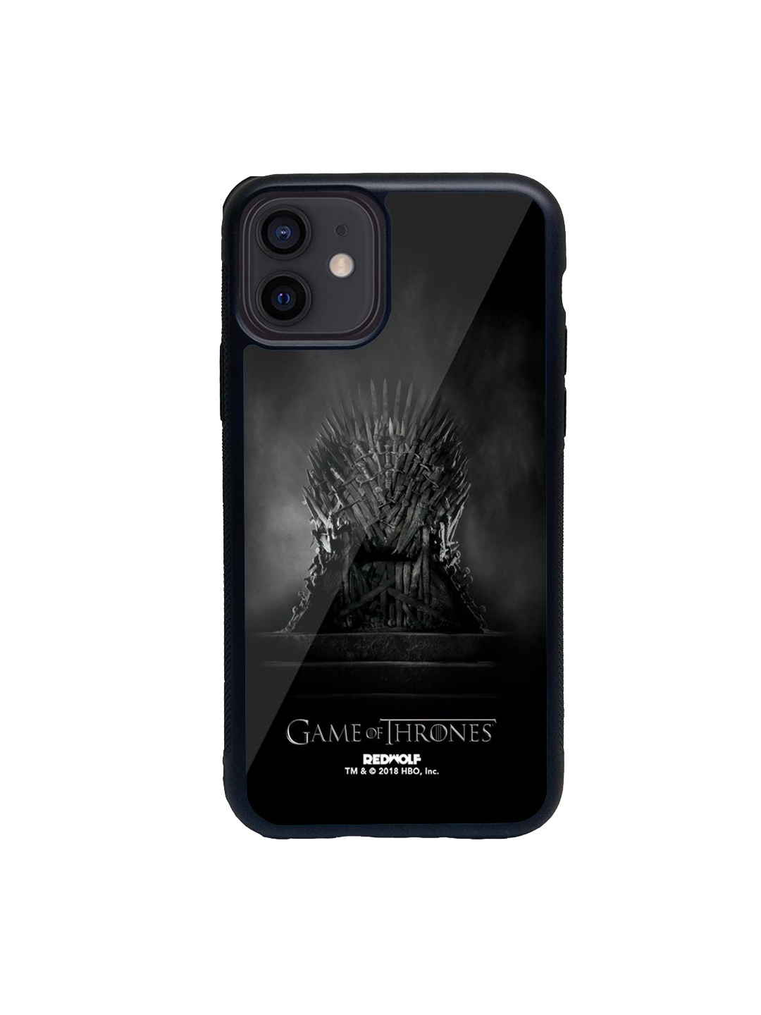 macmerise Black & White The Throne iPhone 12 Back Case