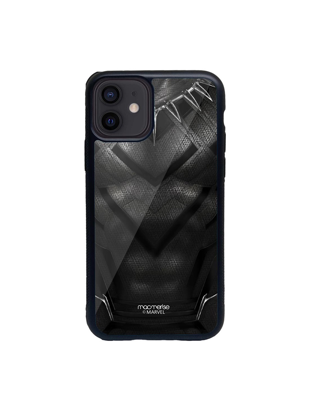 macmerise Black & White Suit up Black Panther iPhone 12 Back Case