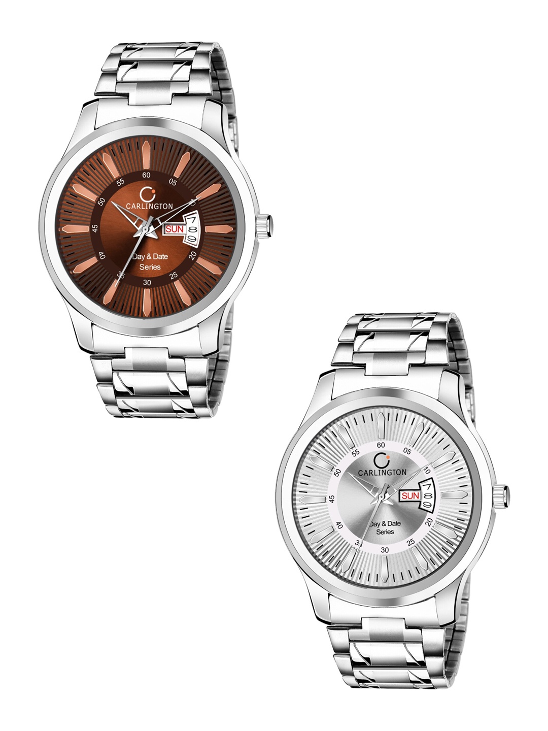 CARLINGTON Men Multicoloured Analogue Watch, Multi