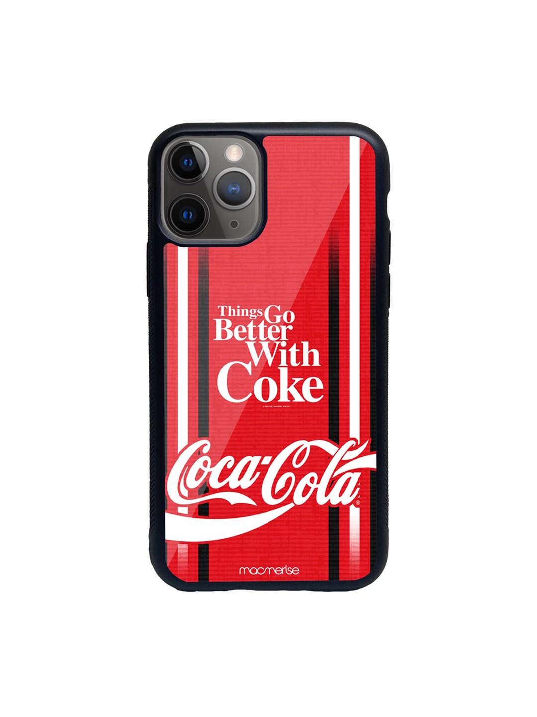 macmerise Black & Red Better With Coke iPhone 11 Pro Back Case