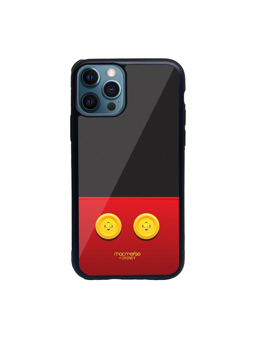 macmerise Black & Red Classic Mickey iPhone 12 Pro Back Case