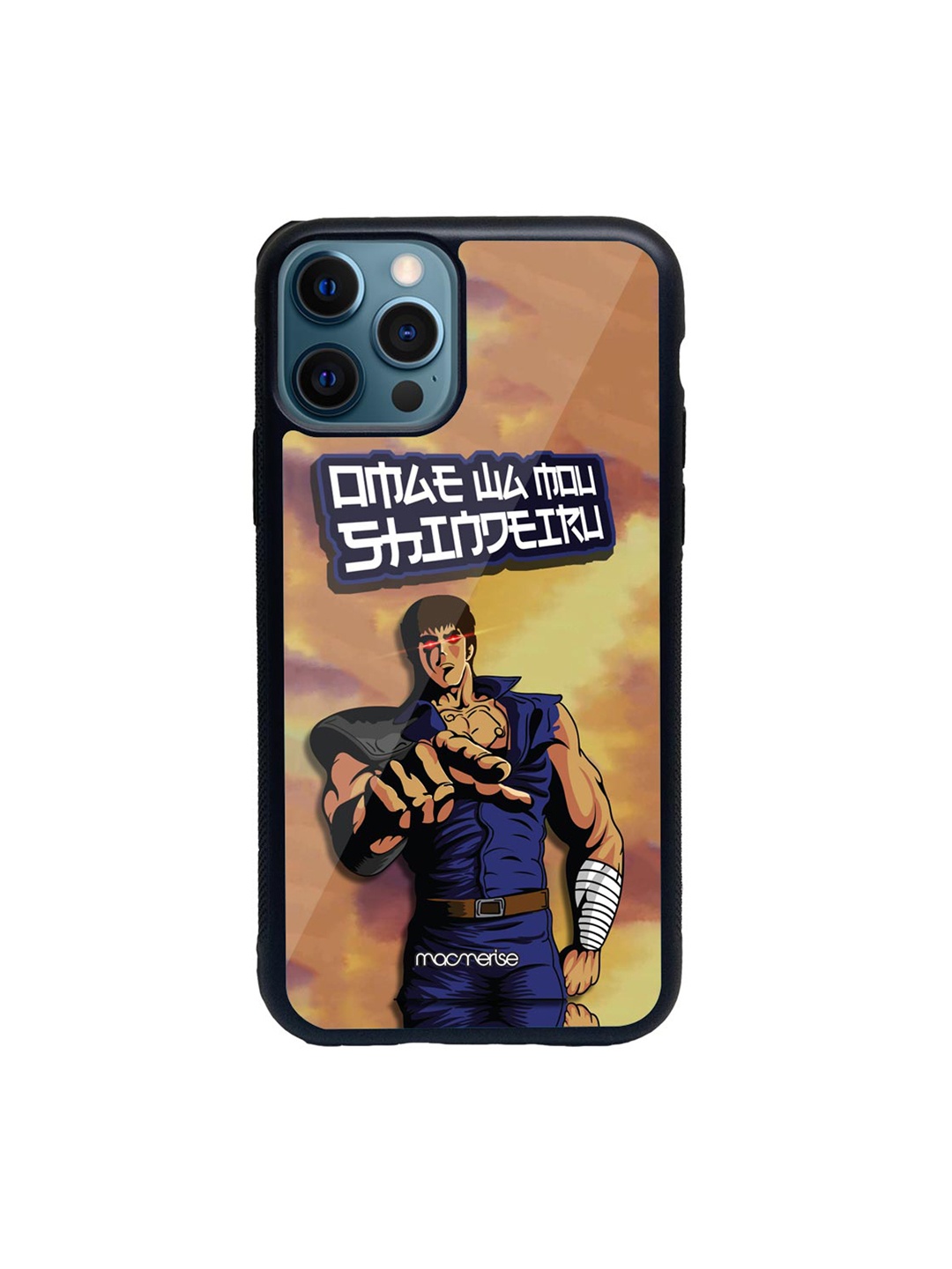macmerise Mustard Yellow & Blue Serious Kenshiro iPhone 12 Pro Back Case