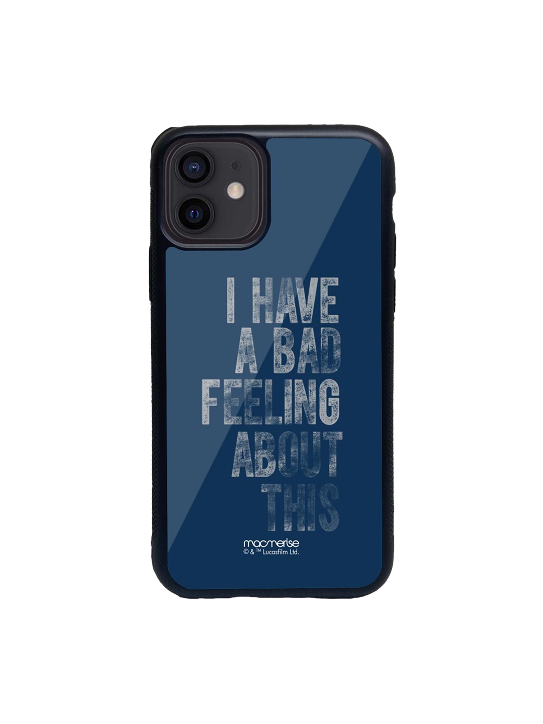 macmerise Blue & Grey Bad Feeling iPhone 12 Back Case