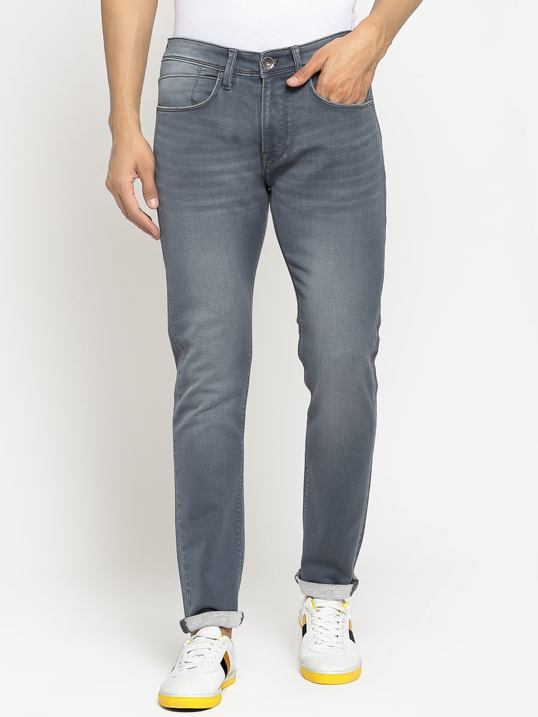 Pepe Jeans Men Grey Skinny Fit Jeans