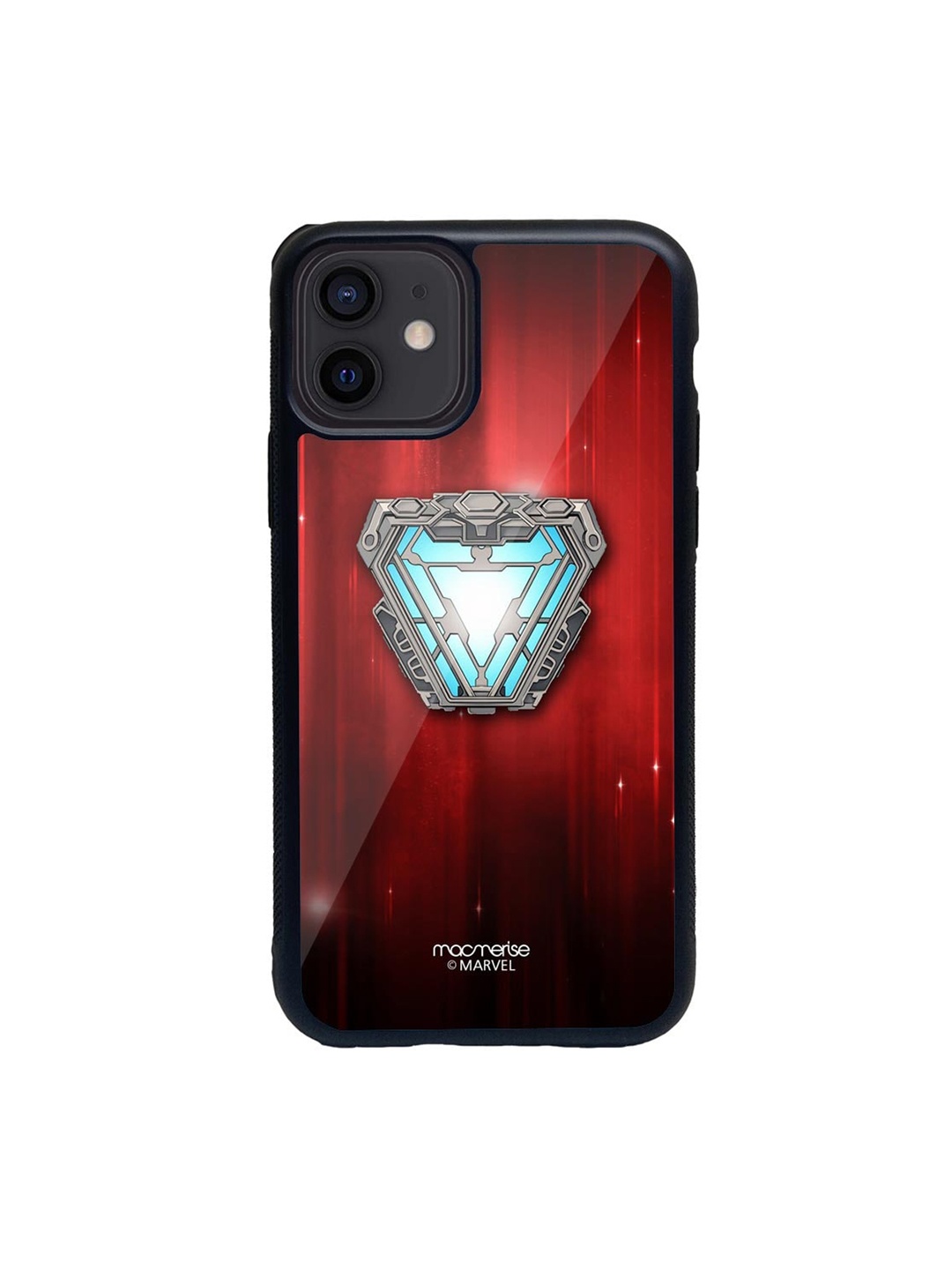 macmerise Red & Black Iron man Infinity Arc Reactor iPhone 12 Pro Back Case