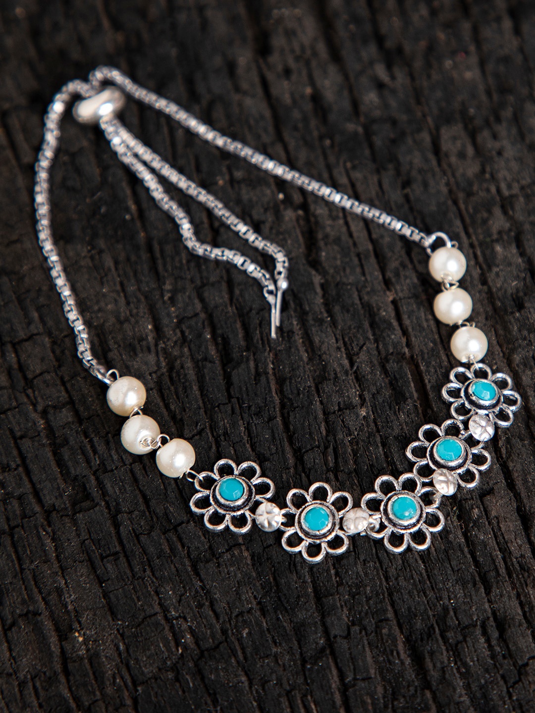 Rangriti Silver-Toned Bracelet