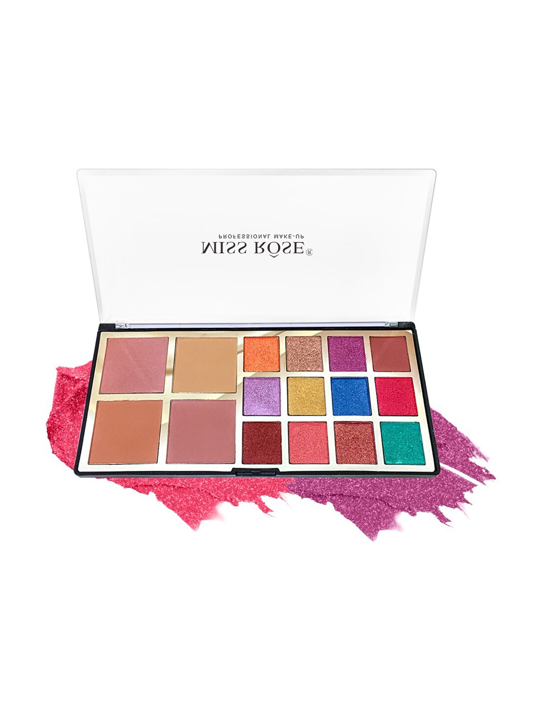 MISS ROSE Professional Makeup Kit Including 12 Color Eyeshadow 2 Compact & 2 Blush - 30 g, Multi
MISS ROSE Professional Makeup Kit Including 12 Color Eyeshadow 2 Compact & 2 Blush - 30 g, Multi