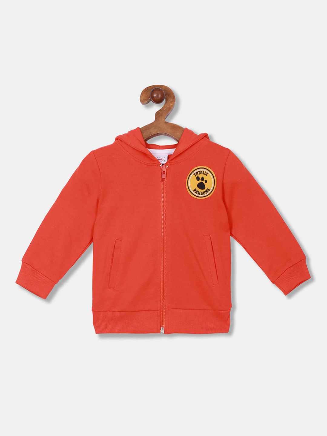 Donuts Boys Orange Solid Sweatshirt