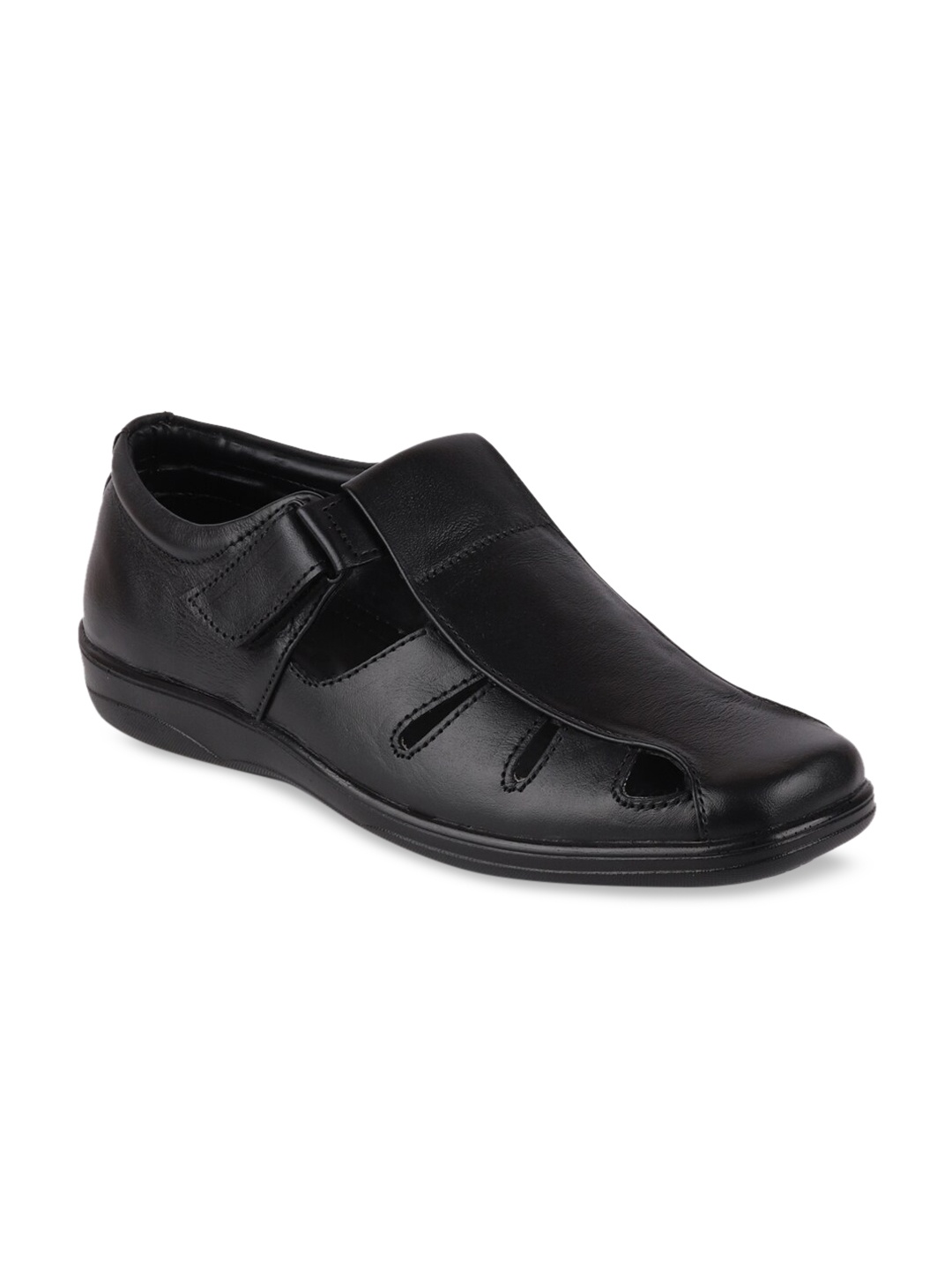 FAUSTO Men Black Sandals