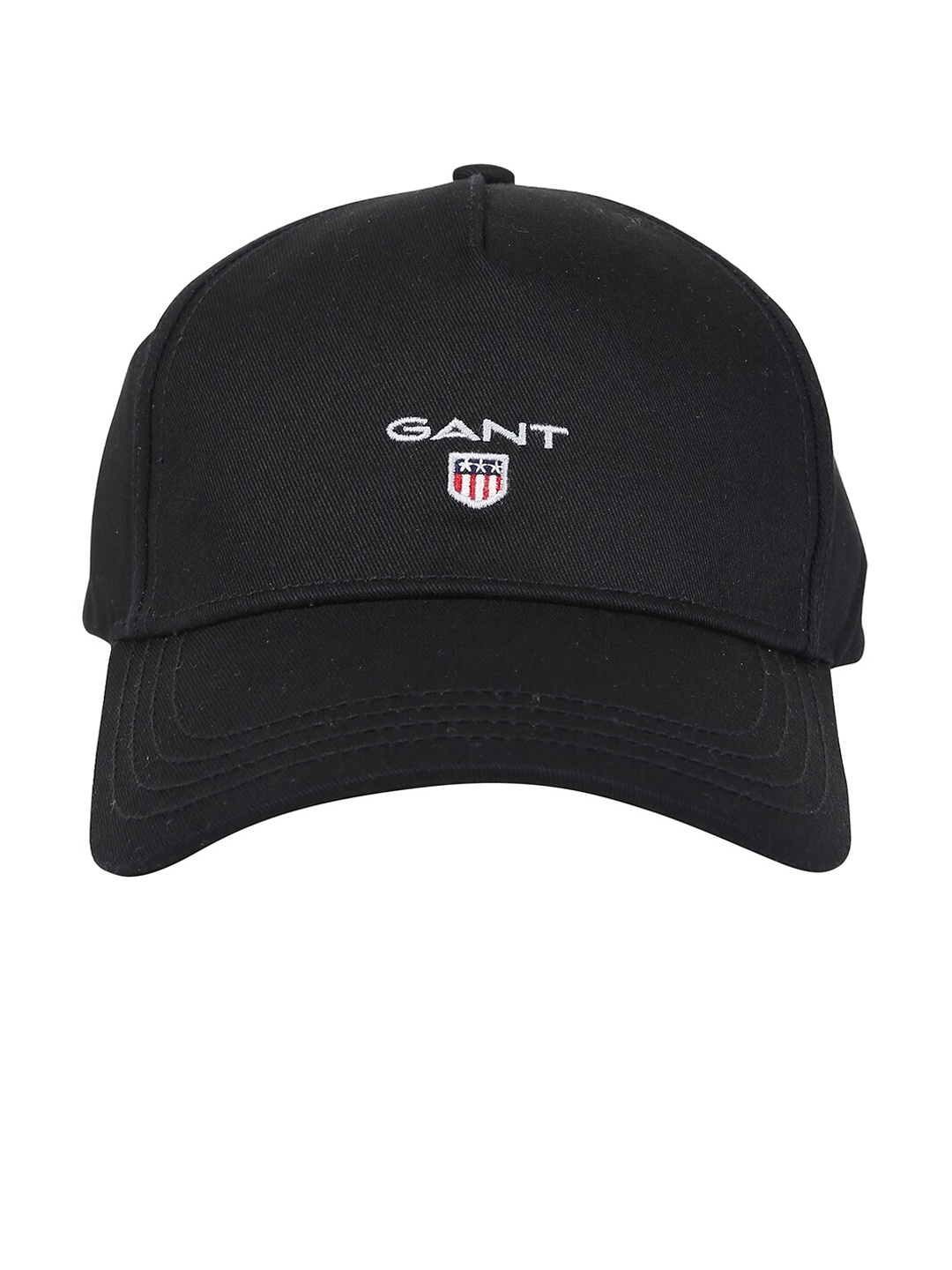 GANT Unisex Kids Black & White Embroidered Baseball Cap