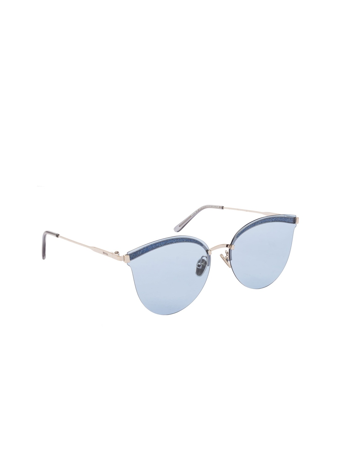 INVU Women Blue UV Protected Cateye Sunglasses T1913C