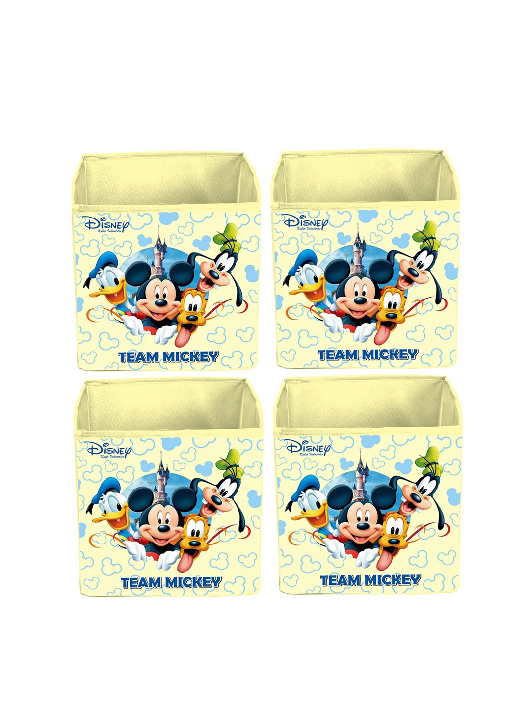 Kuber Industries Set Of 4 Yellow & Blue Disney Mickey Mouse Printed Non-Woven Extra-Large Foldable Storage Boxes
Kuber Industries Set Of 4 Yellow & Blue Disney Mickey Mouse Printed Non-Woven Extra-Large Foldable Storage Boxes
