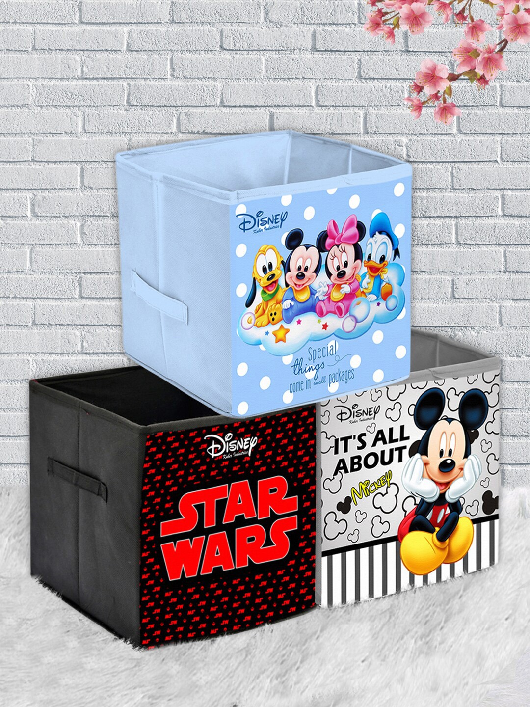 Kuber Industries Set Of 3 Multicoloured Disney Print Foldable Organizers With Handles, Blue
Kuber Industries Set Of 3 Multicoloured Disney Print Foldable Organizers With Handles, Blue
