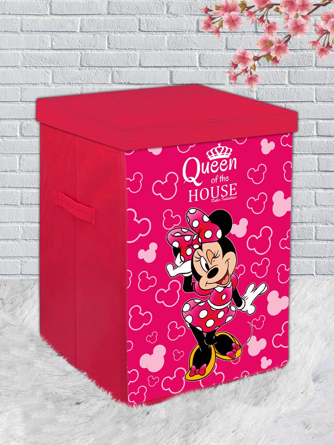 Kuber Industries Pink & White Disney Minnie Print Foldable Organiser With Lid & Handles
Kuber Industries Pink & White Disney Minnie Print Foldable Organiser With Lid & Handles