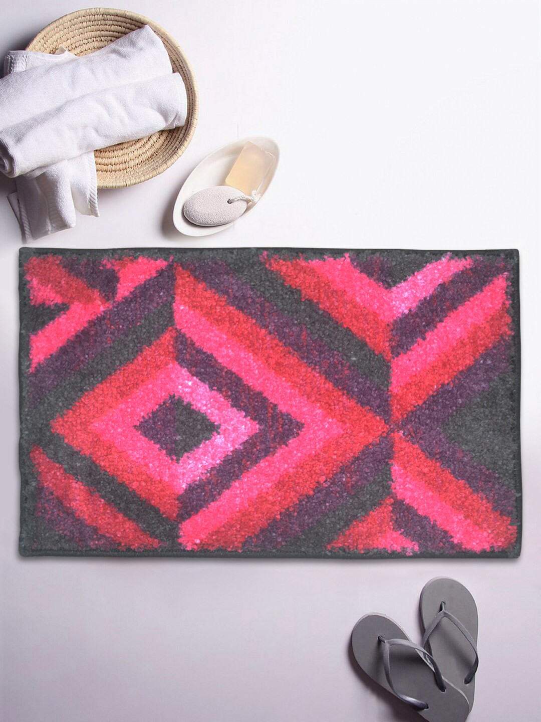 BIANCA Purple & Pink Printed Anti-Skid Bath Rug
BIANCA Purple & Pink Printed Anti-Skid Bath Rug