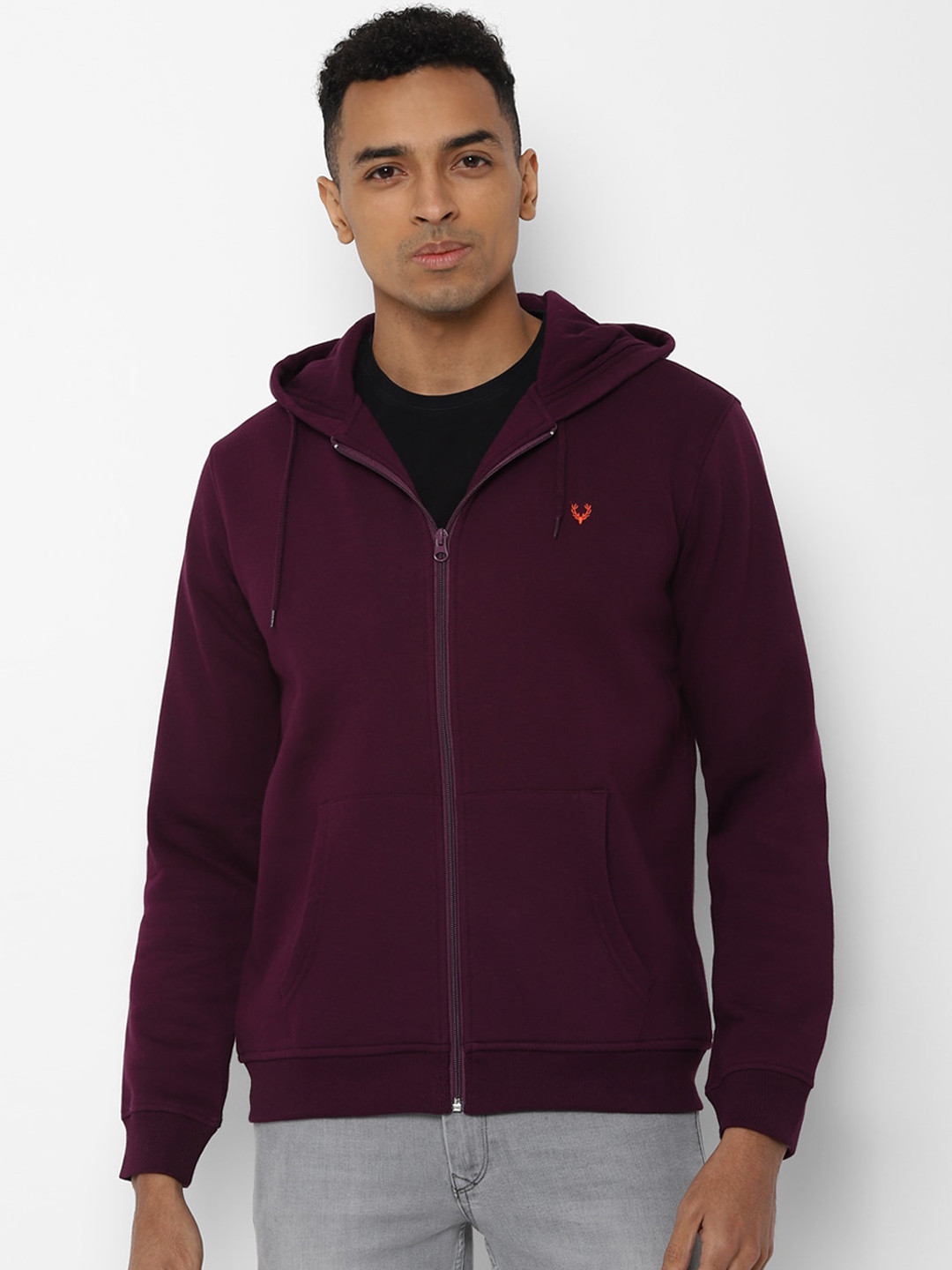 Allen Solly Men Purple Solid Sweatshirt
Allen Solly Men Purple Solid Sweatshirt