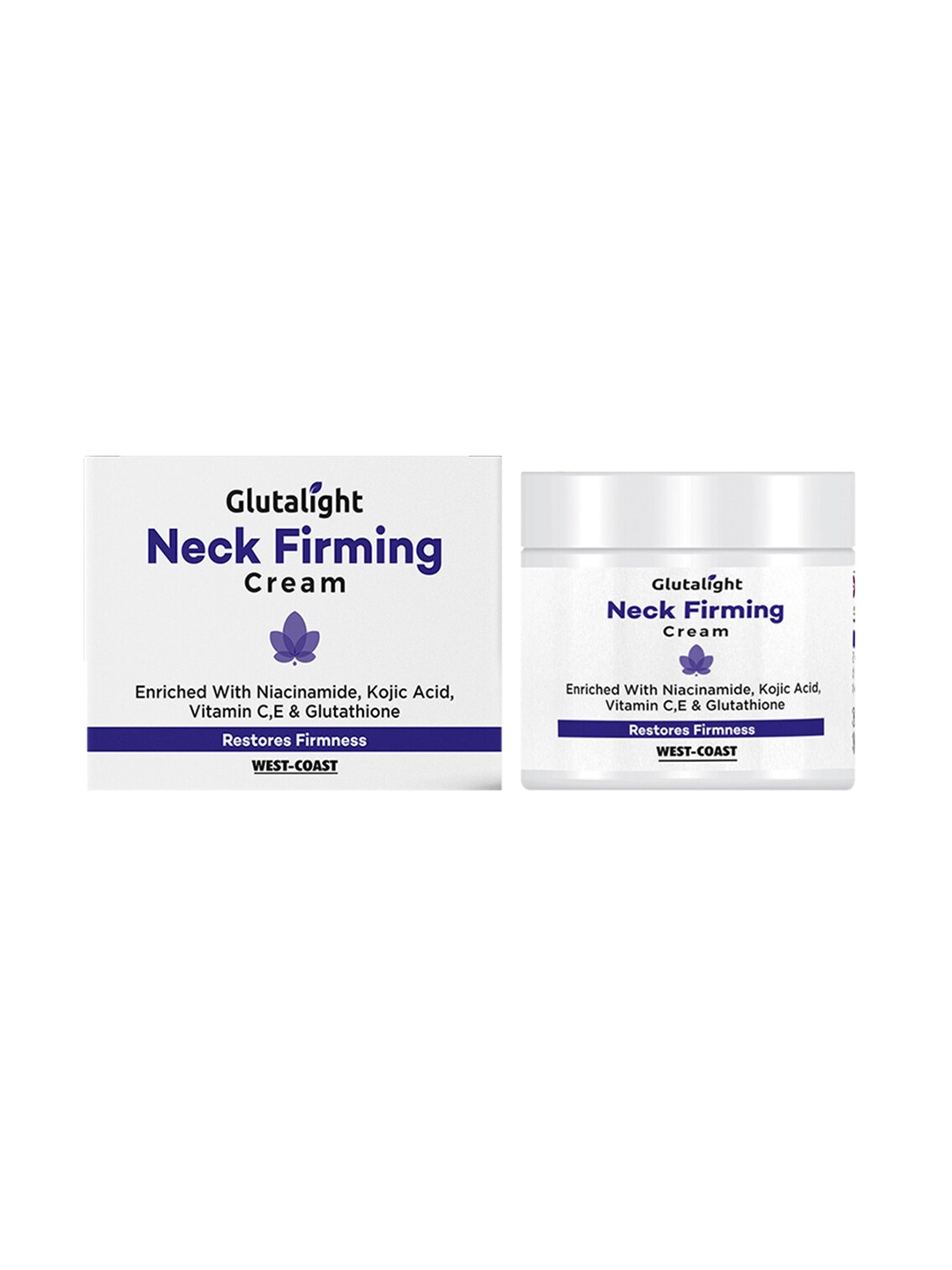Glutalight Neck Firming Cream - Glutathione, Vitamin C, E, Niacinamide & Kojic Acid- 50 g, White
Glutalight Neck Firming Cream - Glutathione, Vitamin C, E, Niacinamide & Kojic Acid- 50 g, White