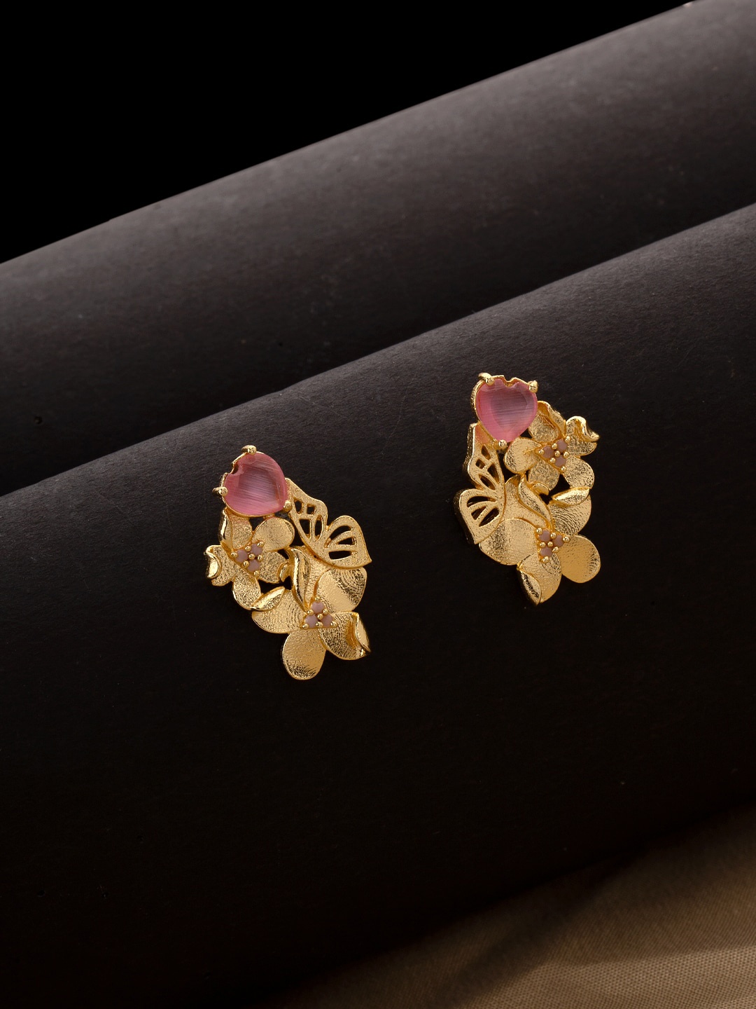 Voylla Gold-Toned Contemporary Studs